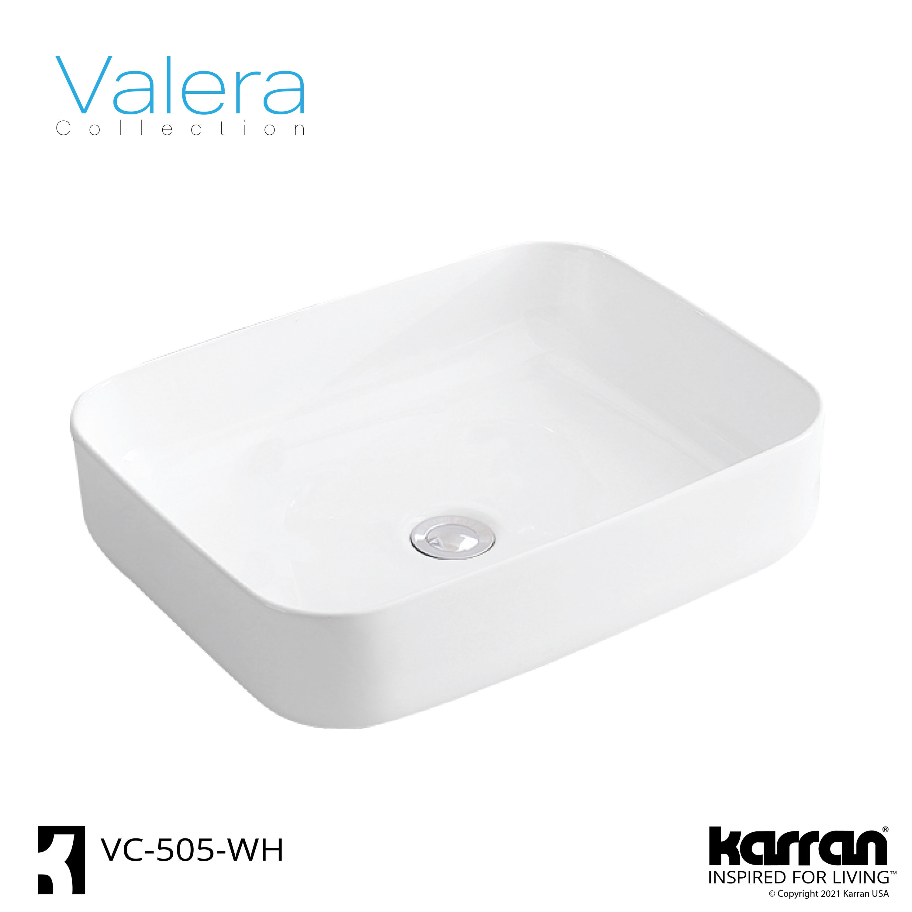 Karran VC-505-WH Bath-Sink - View #3