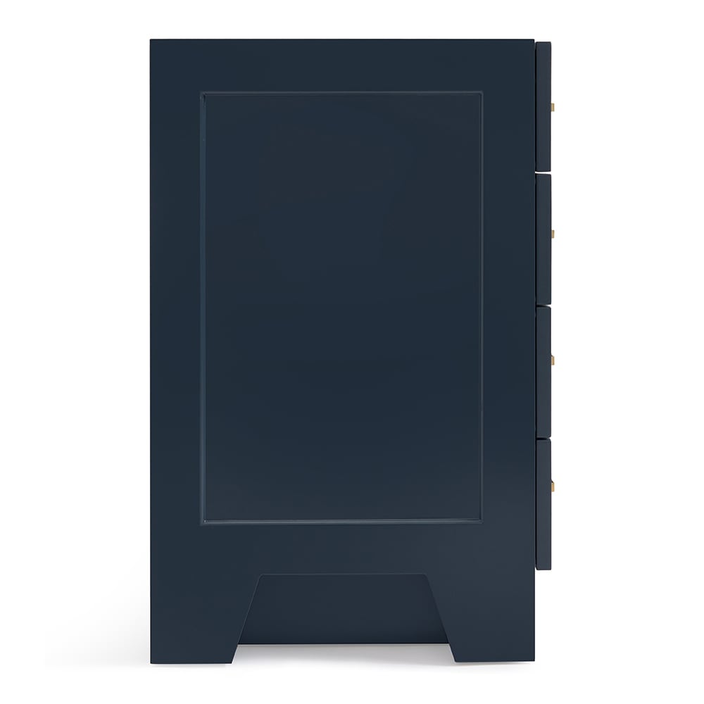Midnight Blue 48'' Hardwood Single Bathroom Vanity Base