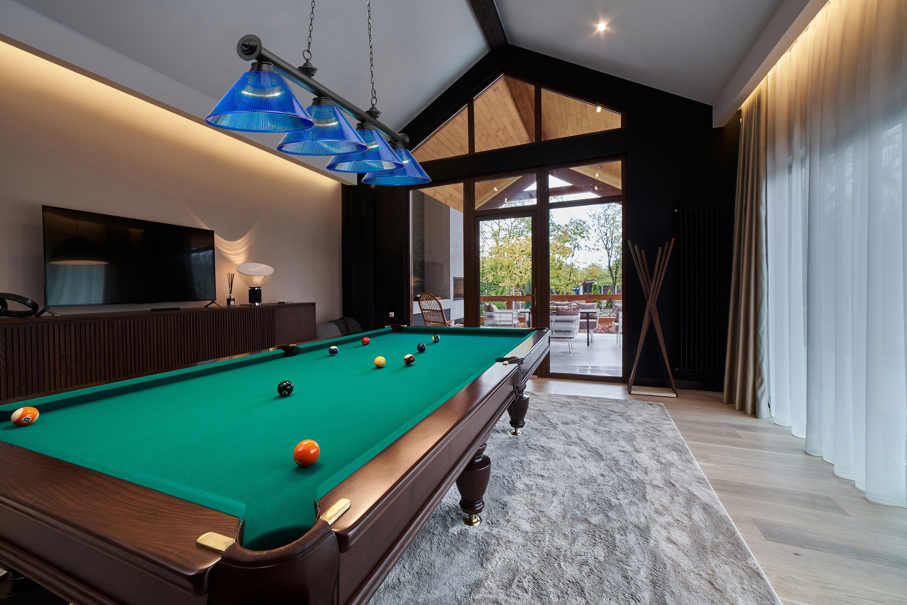 Z-Lite 2306-4MB-ARDB Pool-Table-Lighting - View #6