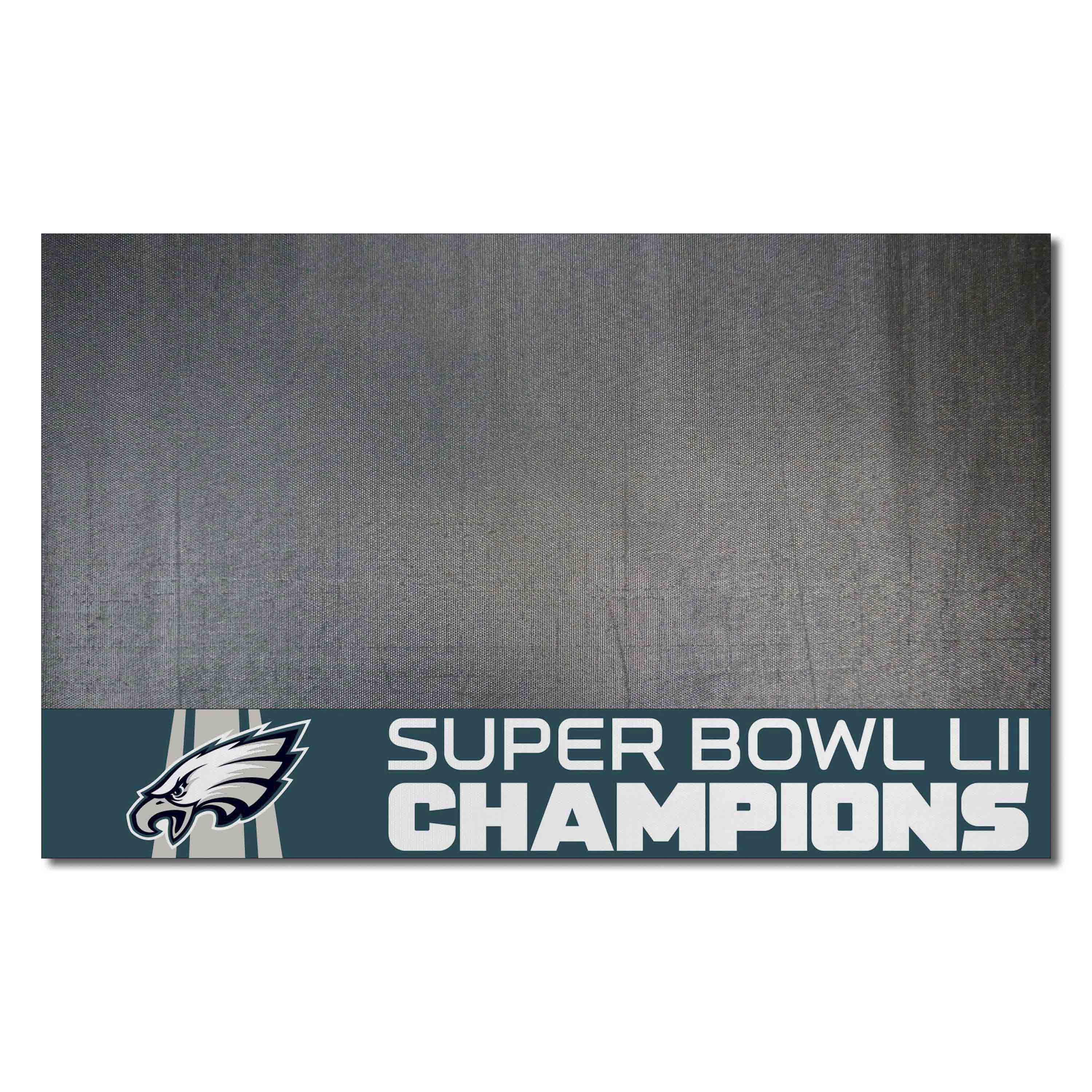 FANMATS 22021 Philadelphia Eagles Grill Mat Black Vinyl Rectangular Grill Mat