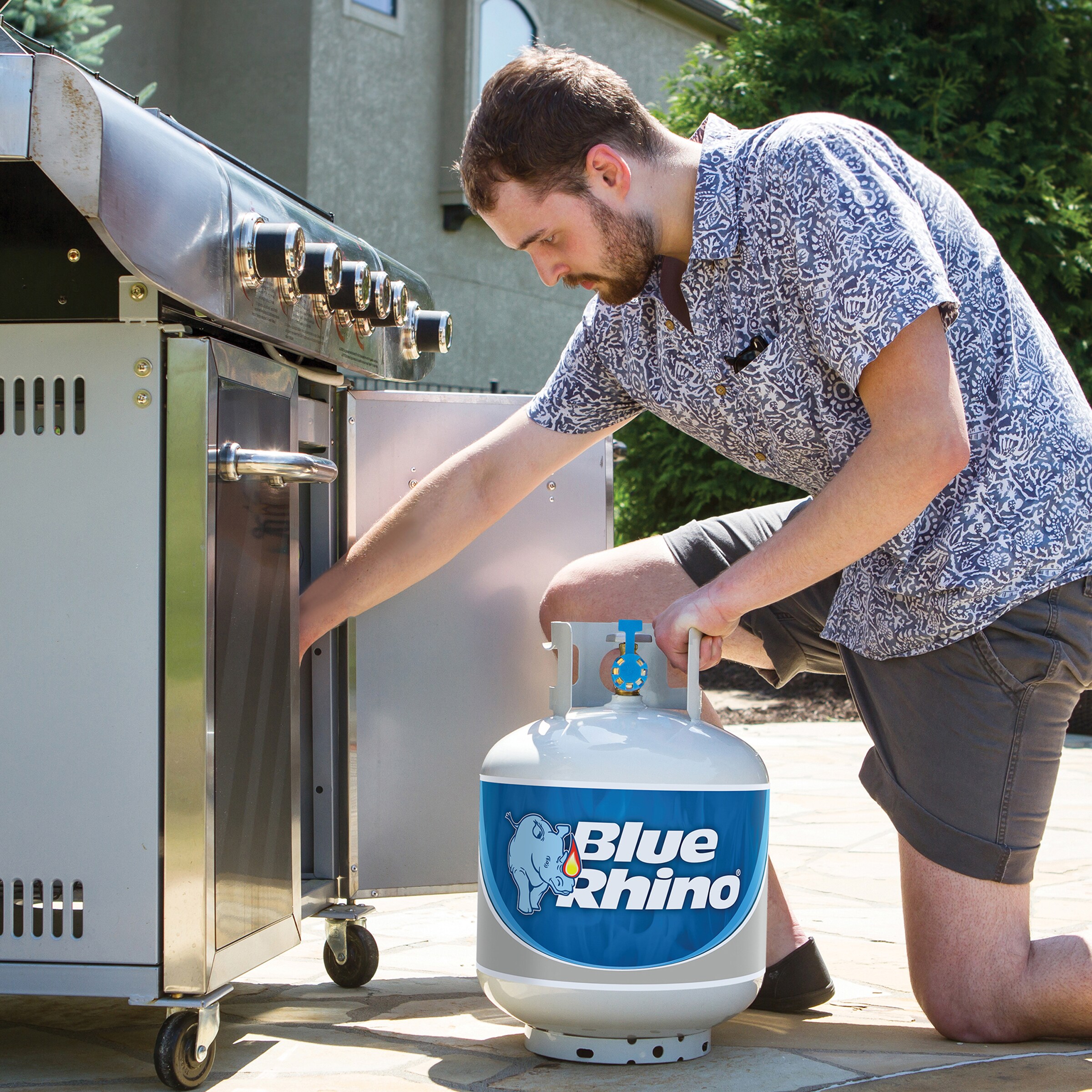 Blue Rhino Steel Propane Tank Exchange in the Propane Tanks