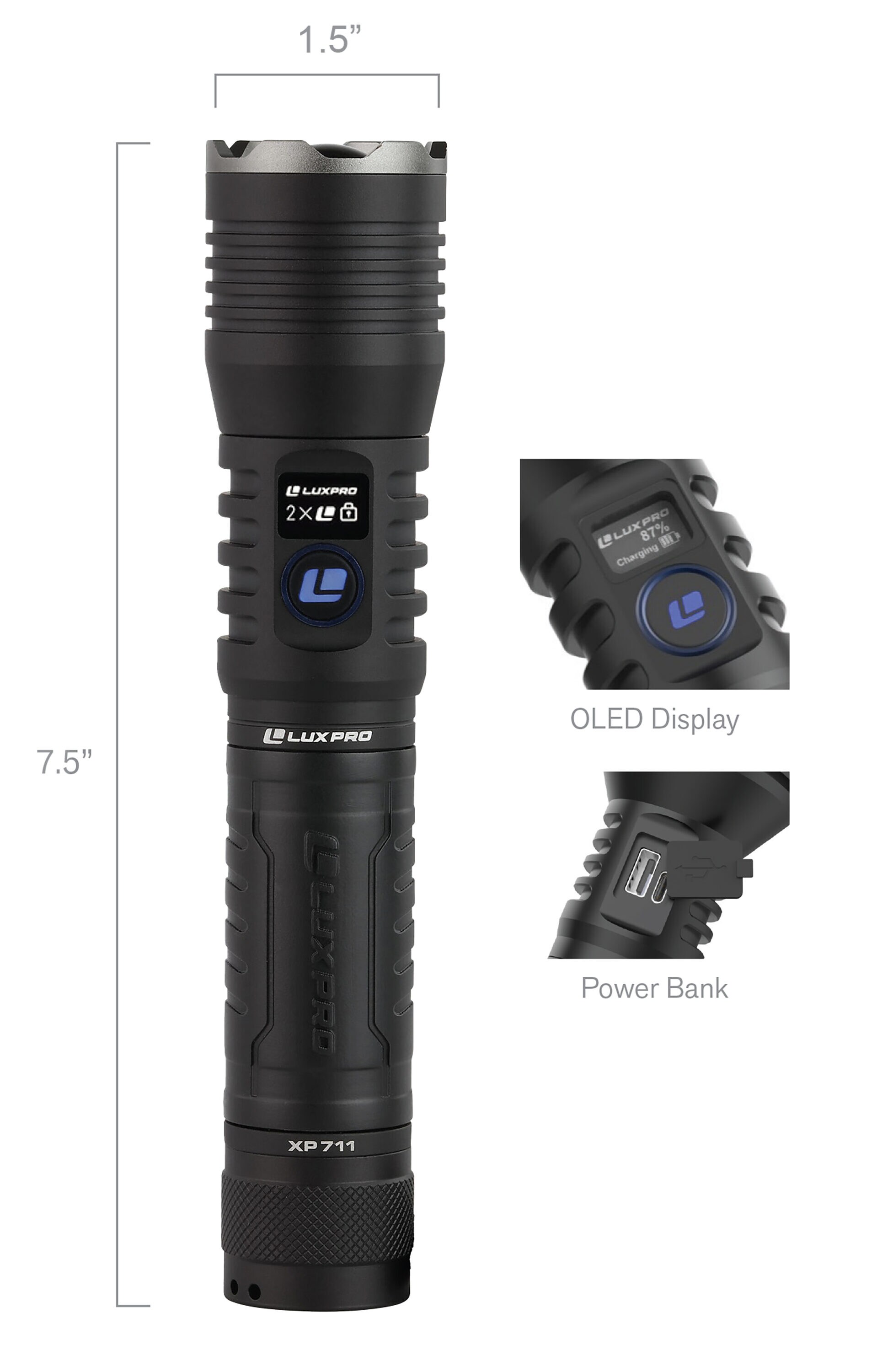 LUXPRO XP711 flashlights - View #3