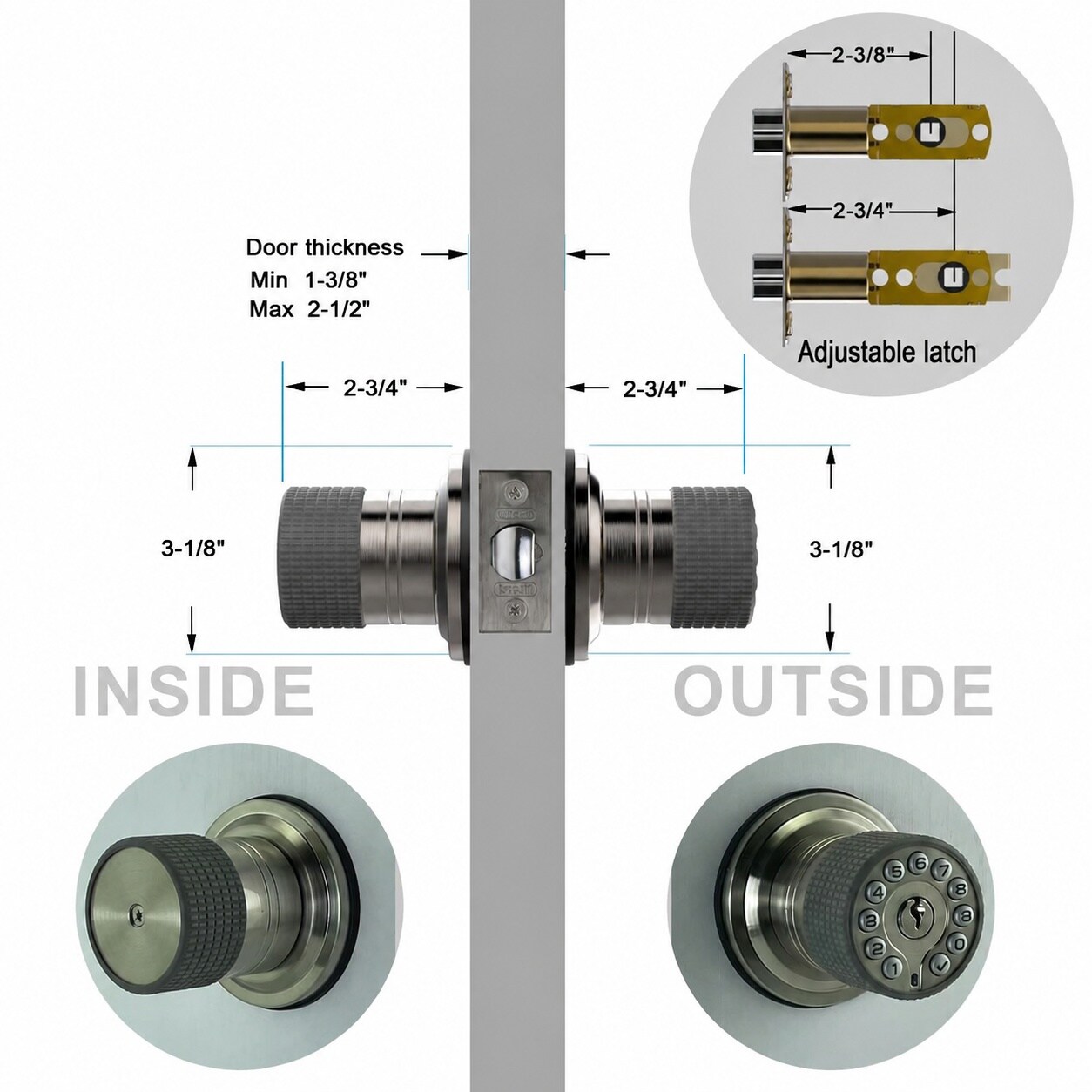 Misopily LMS0805M214 Electronic-Door-Locks - View #5