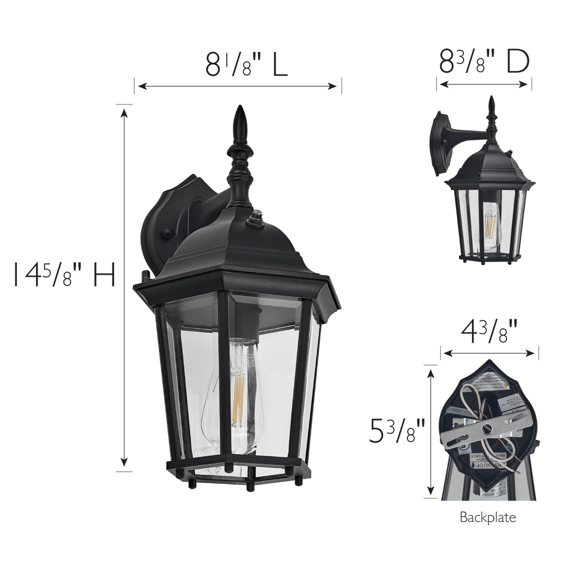 Design House 589564 Outdoor-Wall-Lighting - View #2