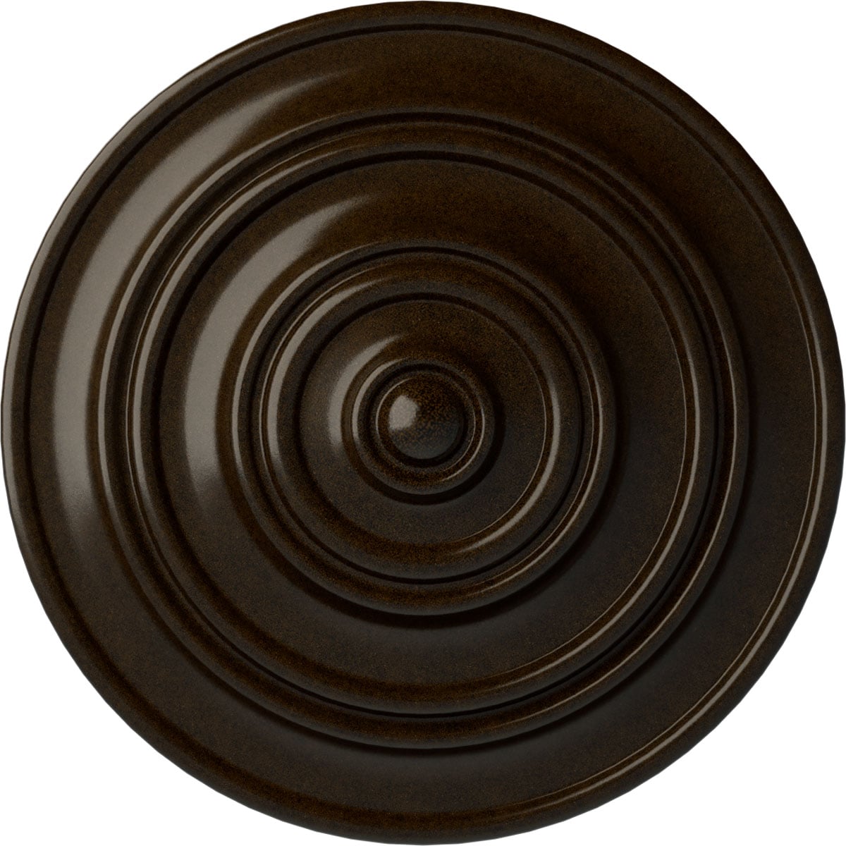 Ekena Millwork CM13CLBZS Classic 13.25-in W x 13.25-in L Painted Bronze Polyurethane Whole Ceiling Medallion