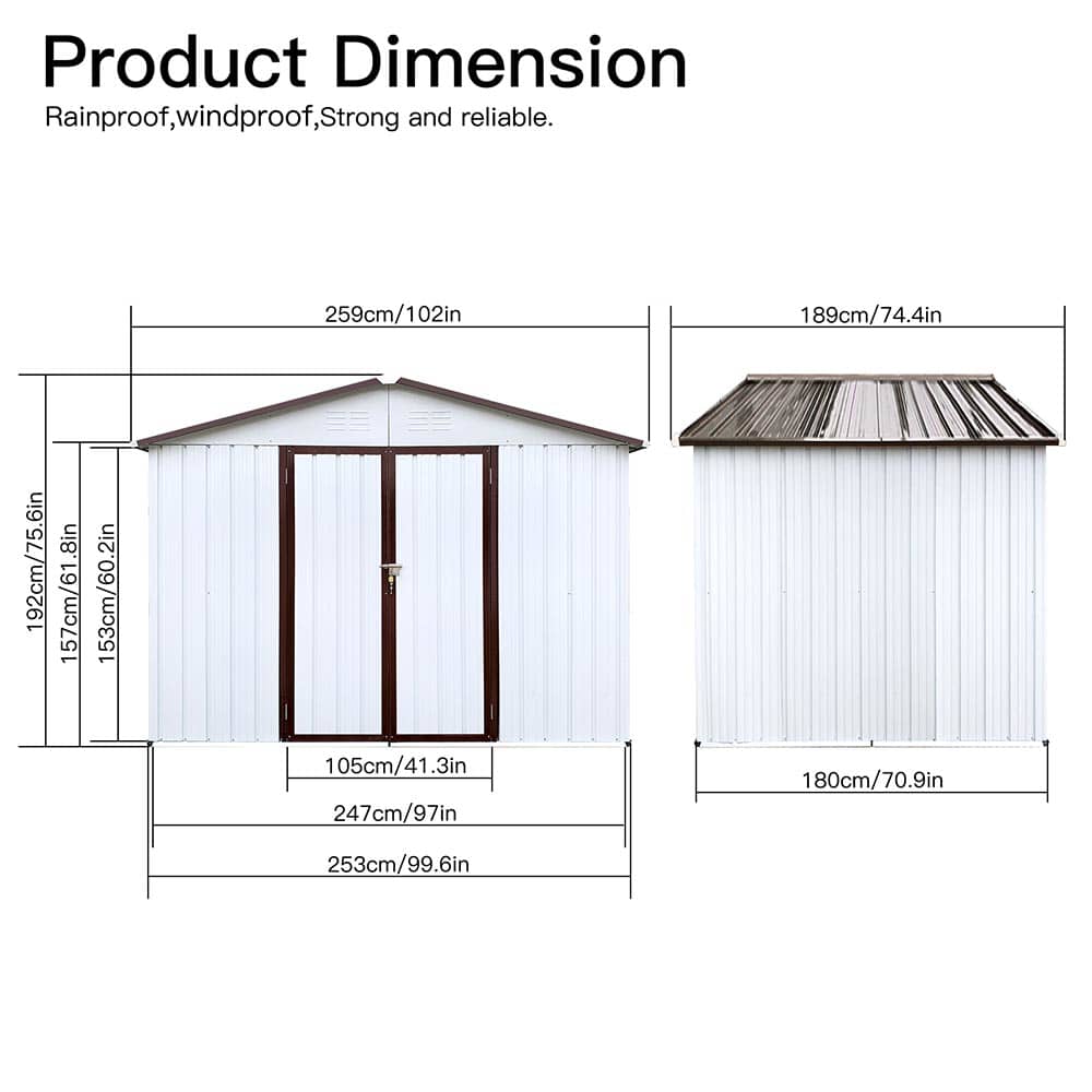 JUJABU SHED-7 Metal-Storage-Buildings-Sheds - View #4