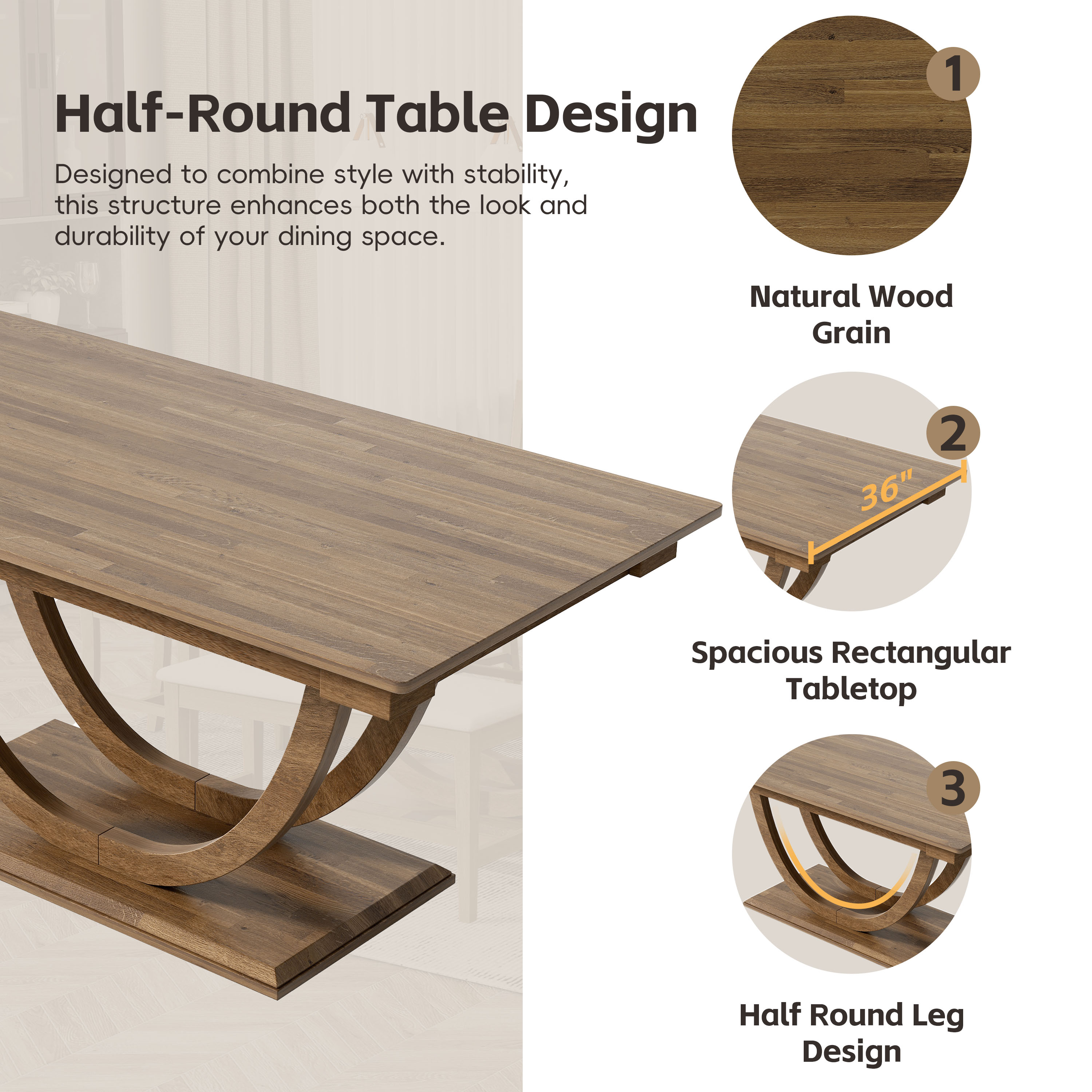 Clihome CL-TO0029D Dining-Sets - View #5