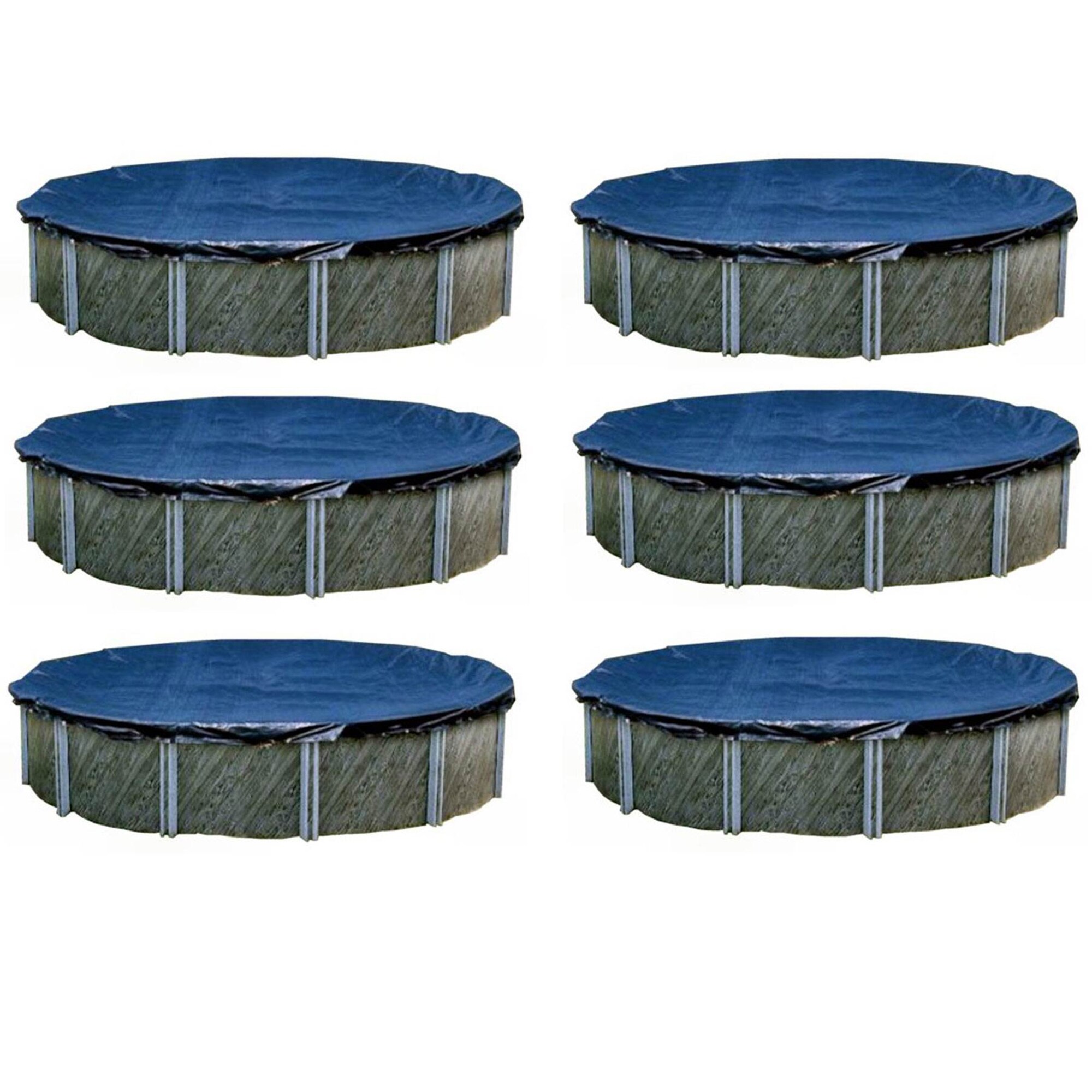 Swimline 125497 18-Feet x 18-Feet 6 x PCO821 Polyethylene Safety and winter Round Pool Cover