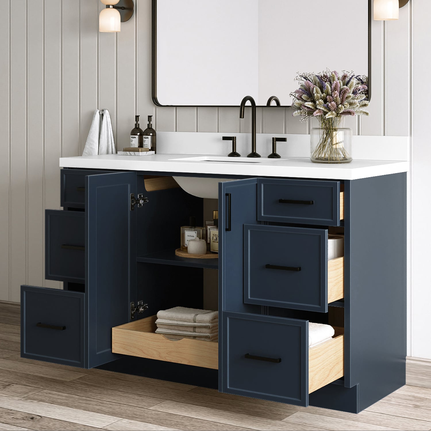 ARIEL K55WQRVOMNB Bath-Vanity-Combo - View #3