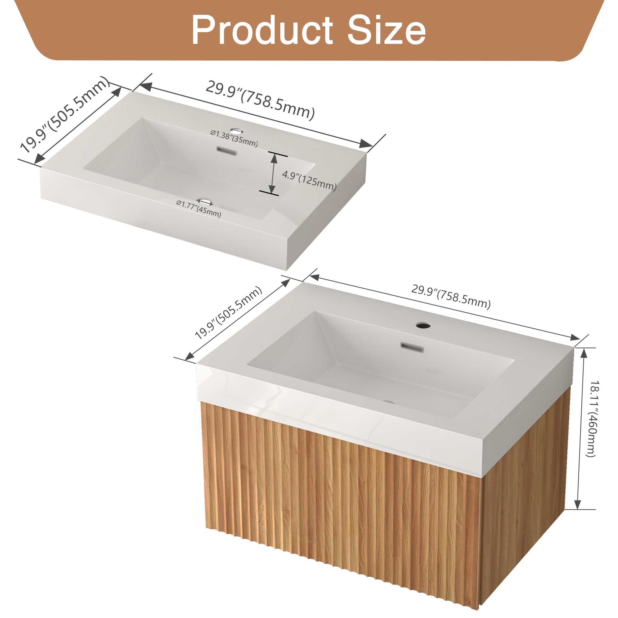 Tahanbath MT2-1P307012 Bath-Vanity-Combo - View #5