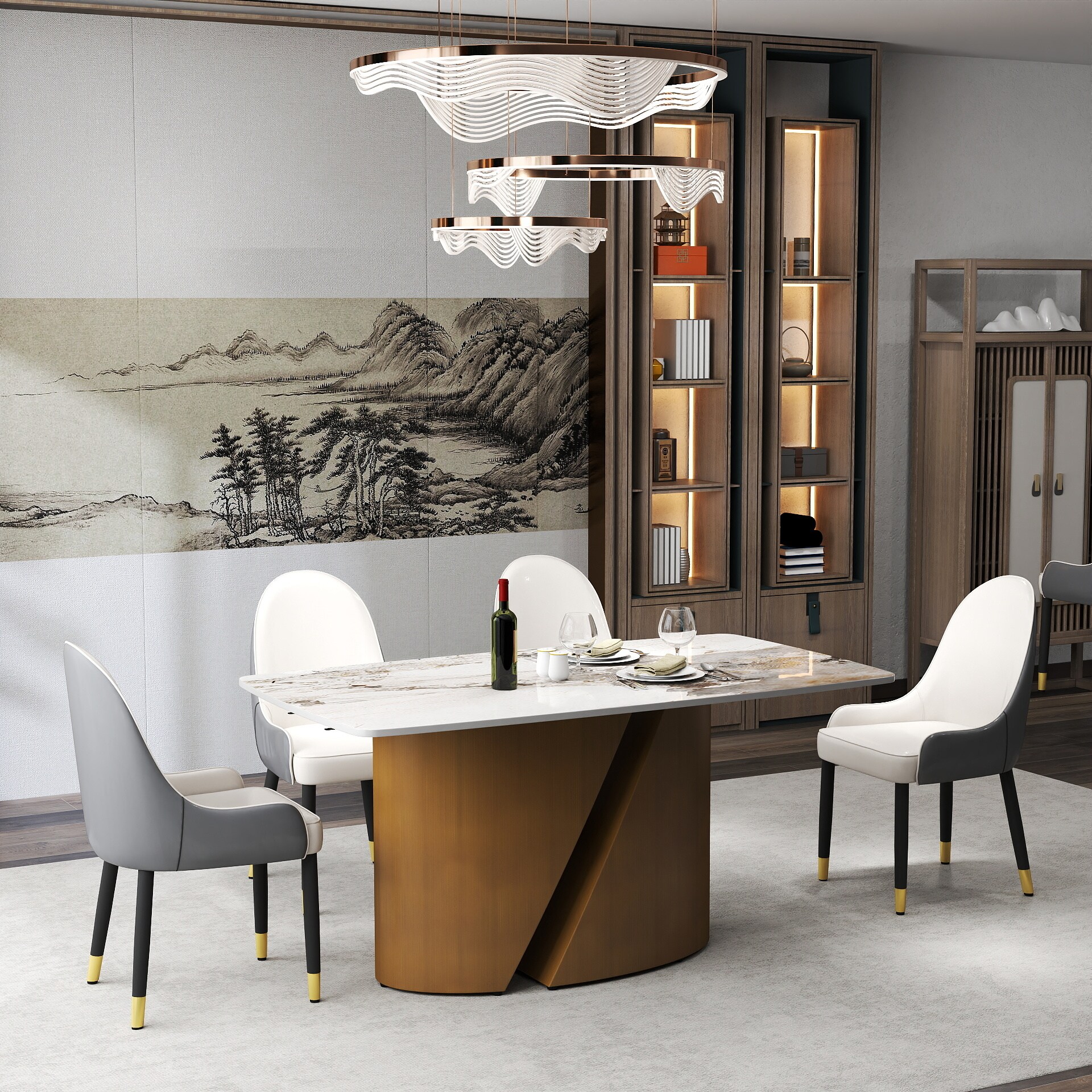 BuotiqHom DH-AT-16AP-L14G Dining-Tables - View #2