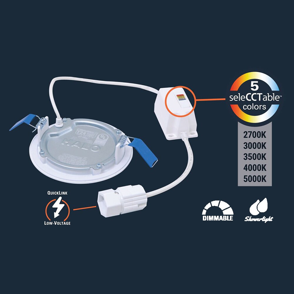 HALO HLBQL6099FS1E-4PK Recessed-Kits - View #4