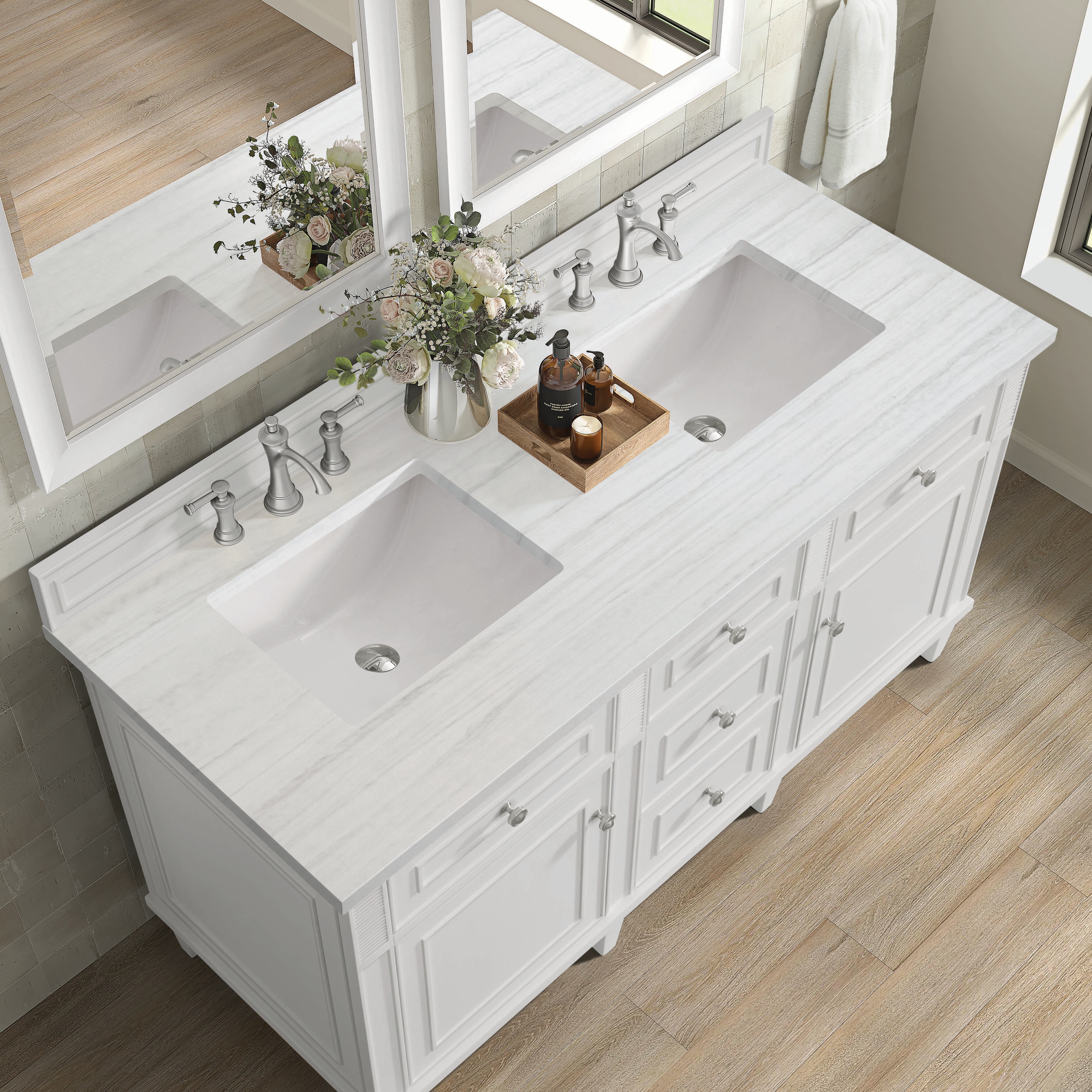 James Martin Vanities 424-V60D-BW-3AF Bath-Vanity-Combo - View #5