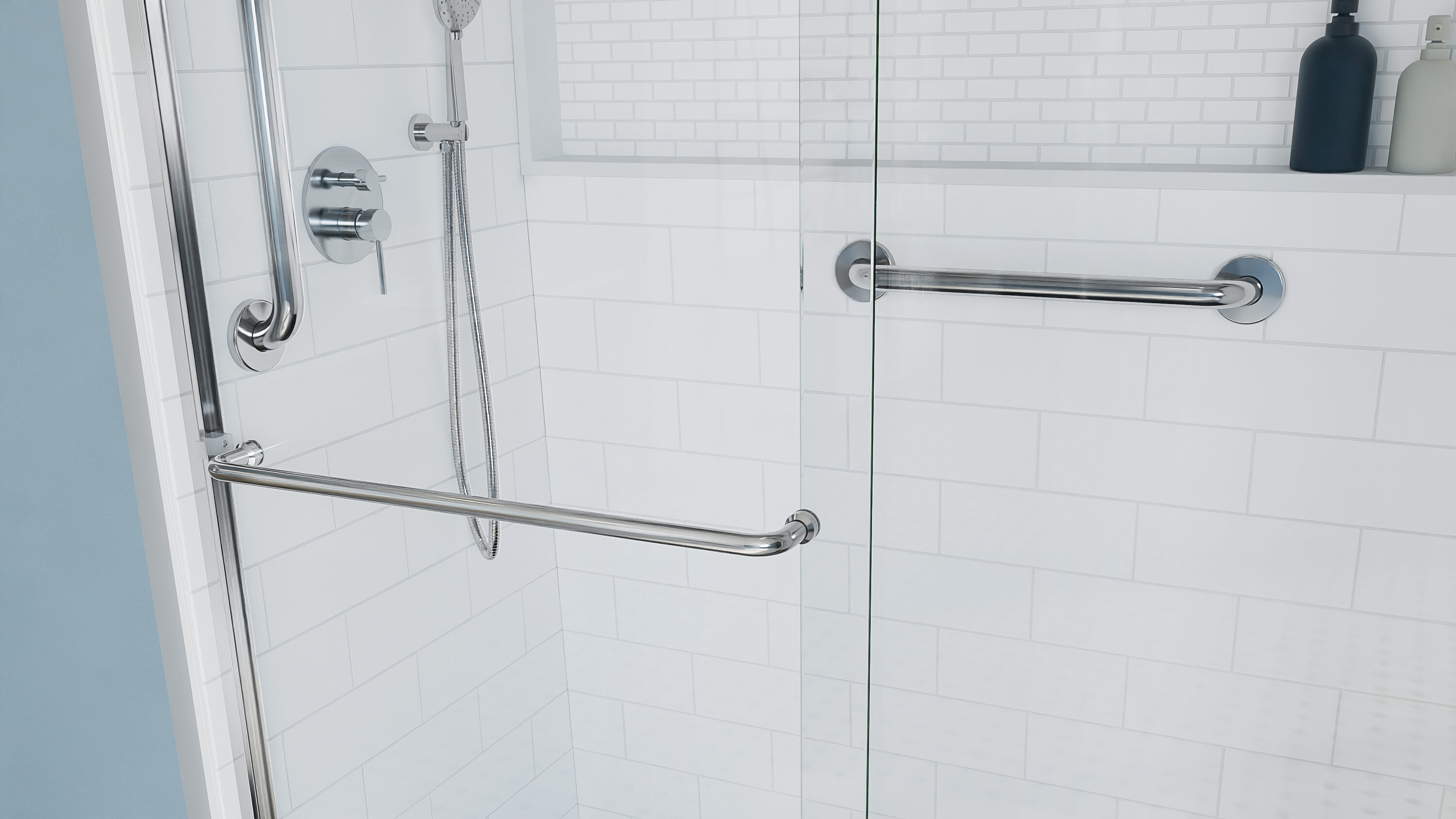 Laurel Mountain LM6030LTSKLMC Alcove-Shower-Kit - View #9