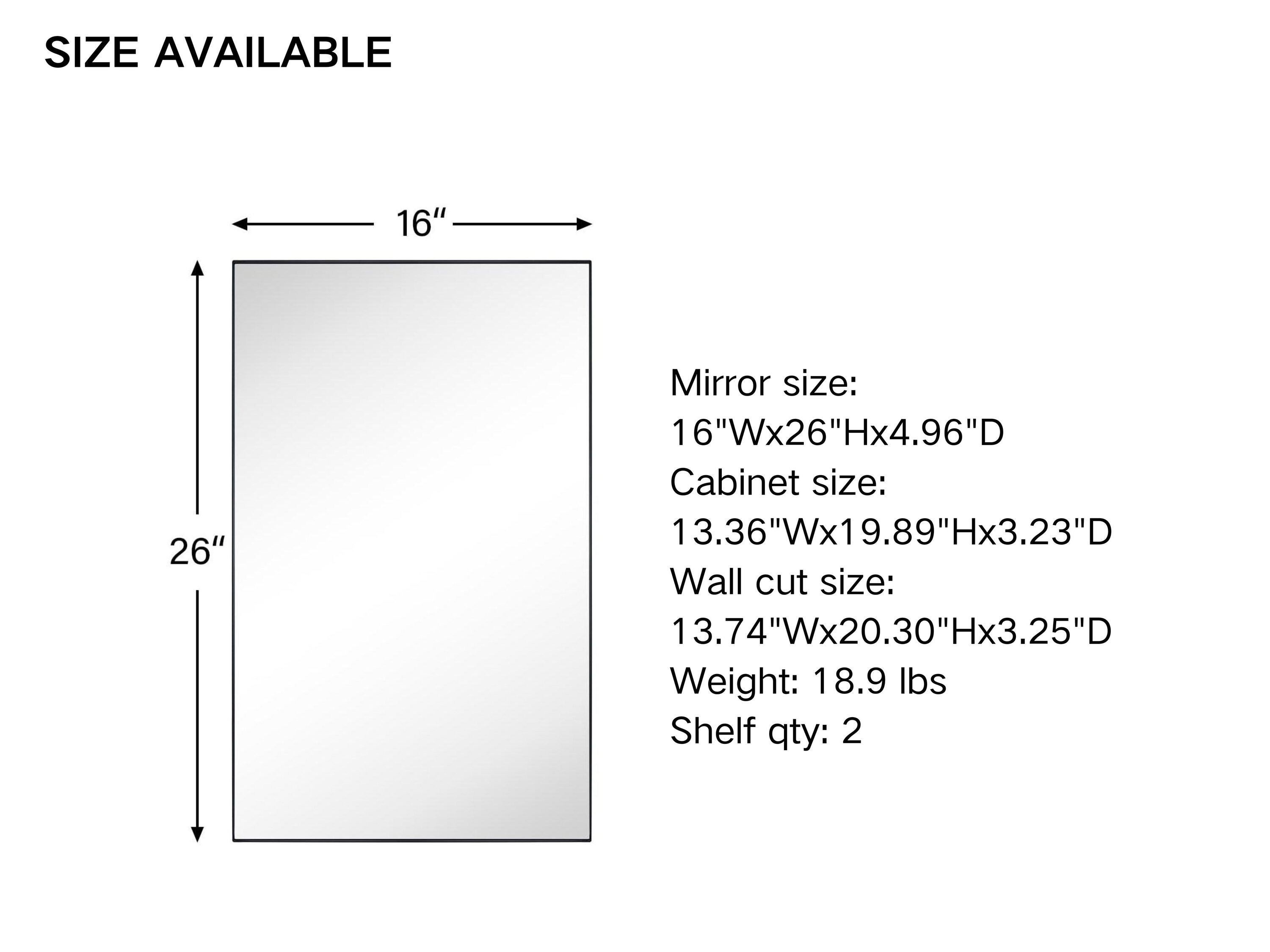 TEHOME GC-00764 Bathroom-Medicine-Cabinets - View #5