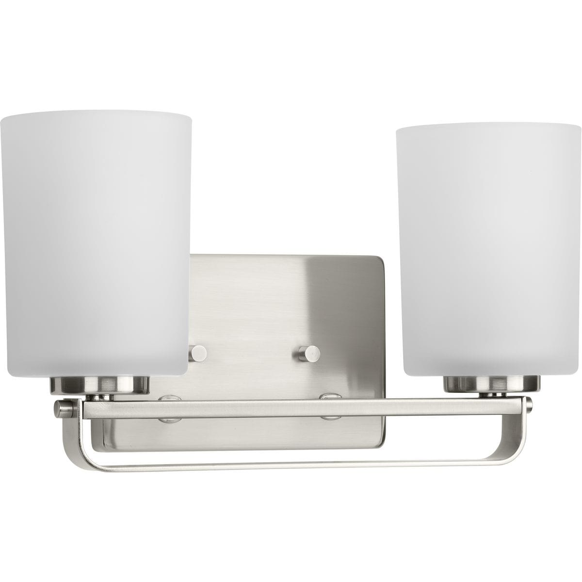 Progress Lighting P300342-009 League 5.5-in 2 -Light Brushed Nickel Farmhouse Vanity light