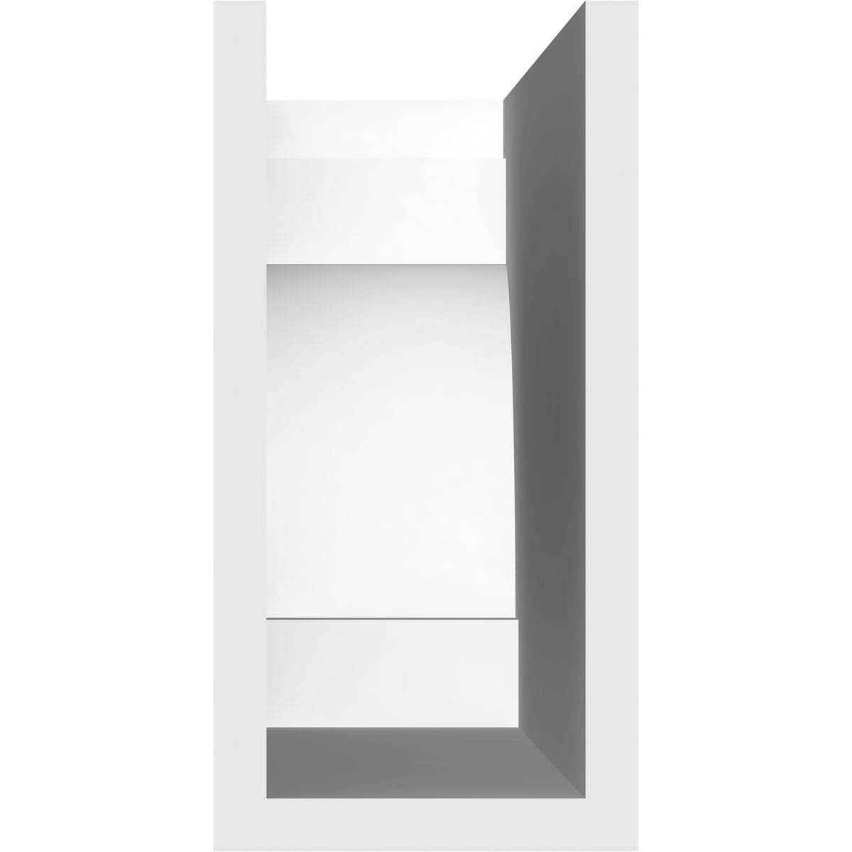 Ekena Millwork RFTP04X08X30MED Exterior-Brackets-Braces - View #4