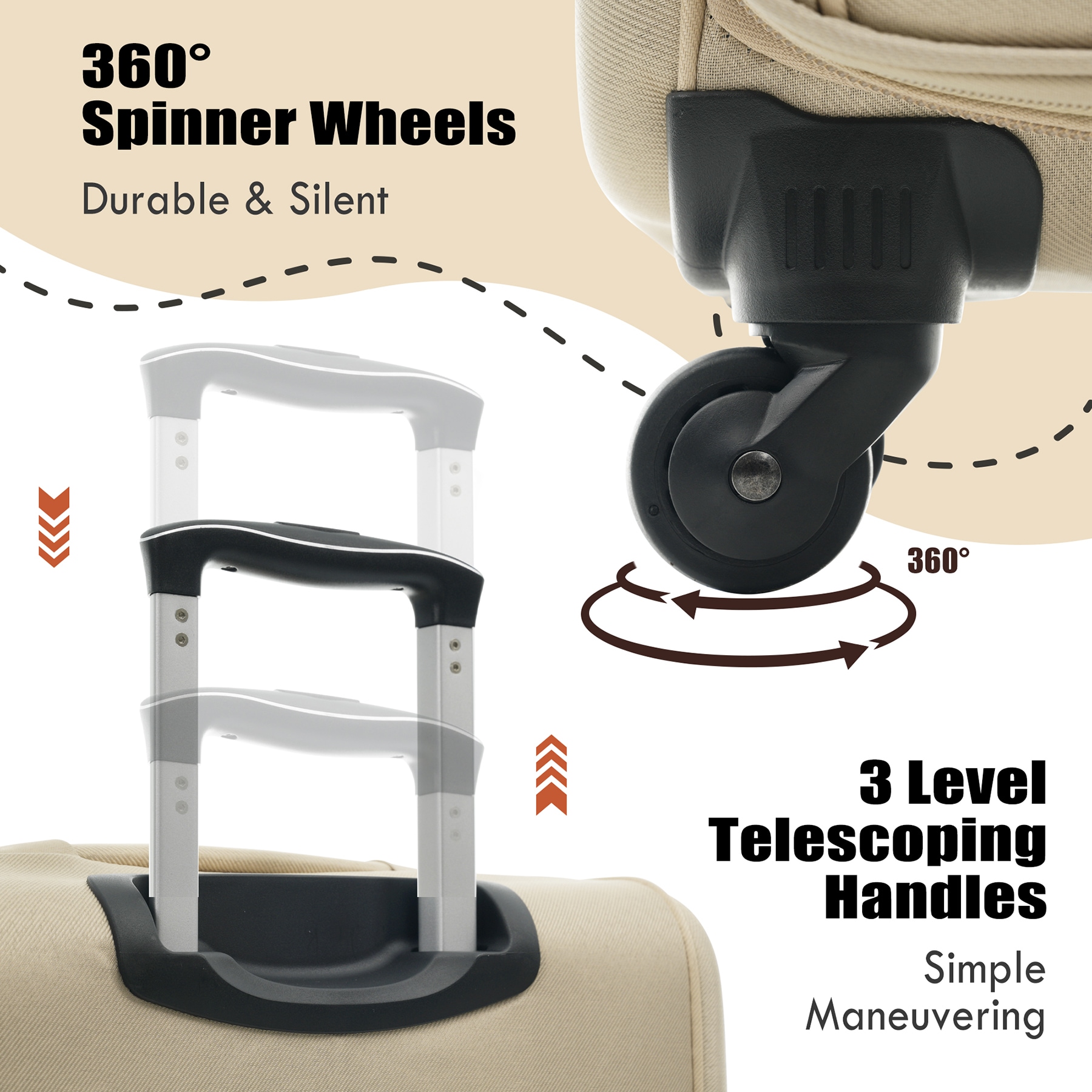 SINOFURN SYD9600013BL Luggage-And-Luggage-Sets - View #5