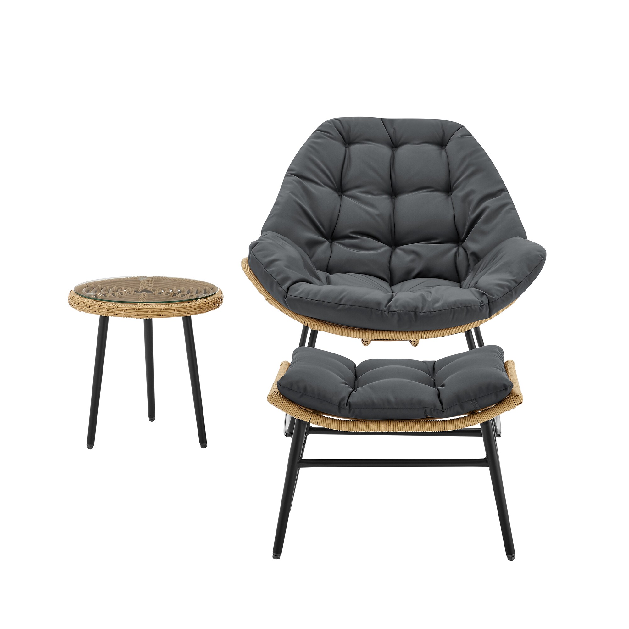 Manhattan Comfort OD-CV024-GY Patio-Conversation-Sets - View #2