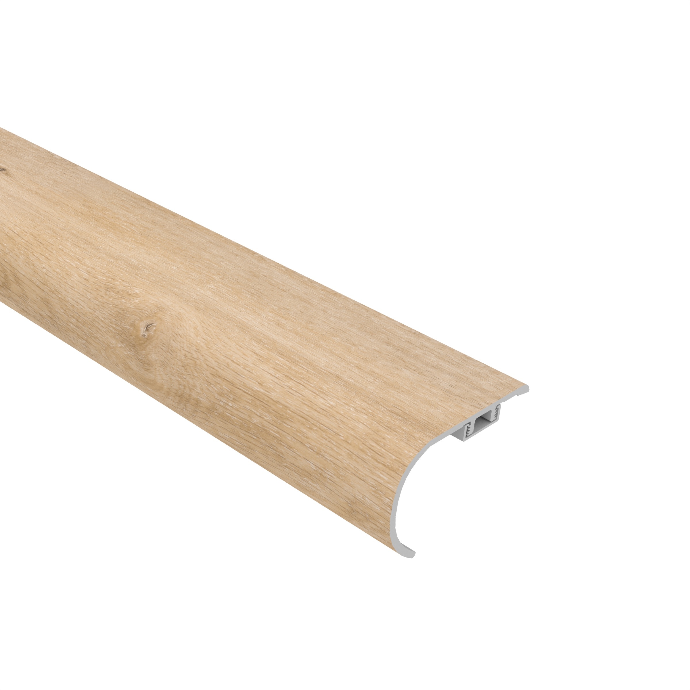 CALI 7906000715 Aqua Tough XL 2.17-Inches x 72.83-Inches x 1.57-Inches Natural Elm Prefinished Vinyl Overlap Stair Nosing
