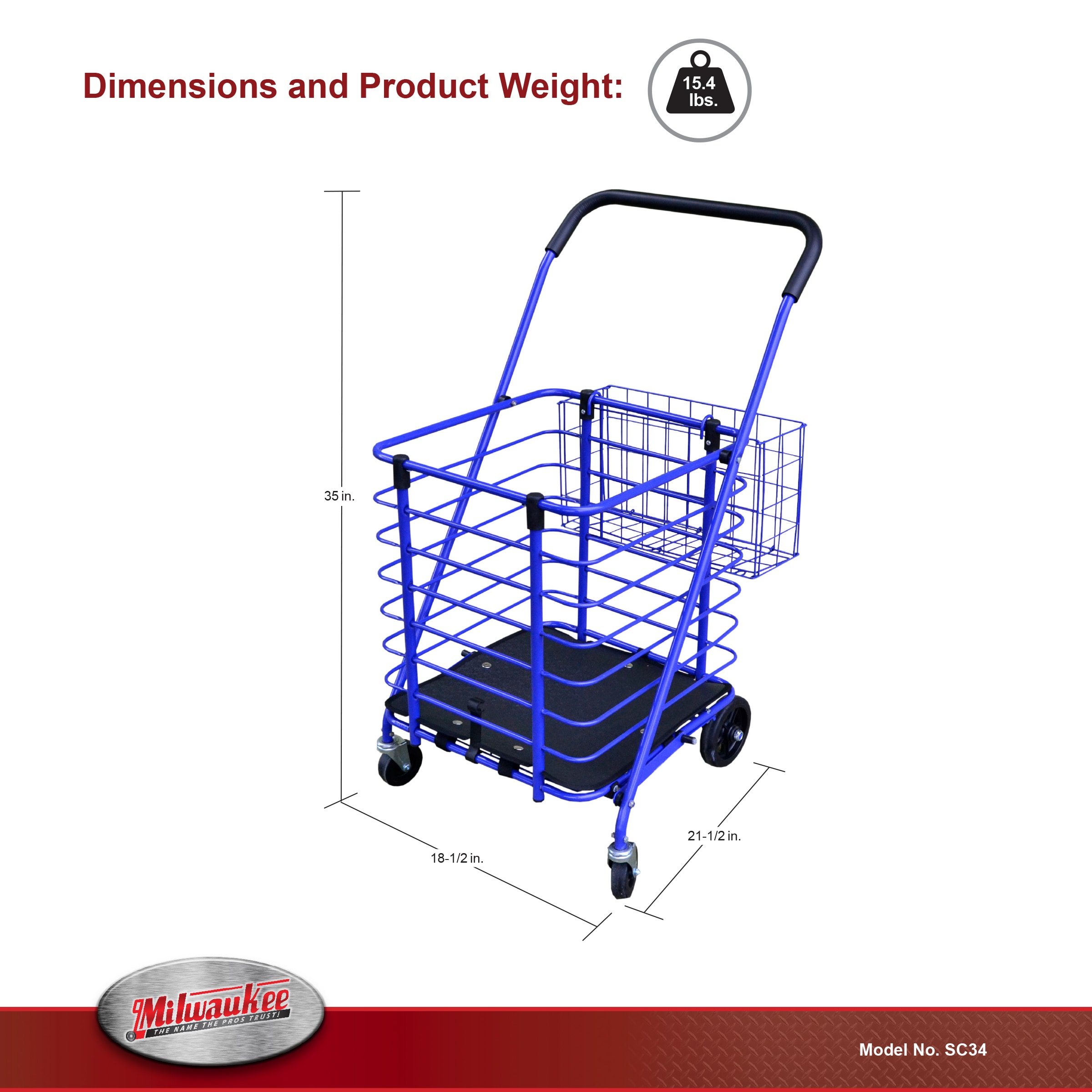 Milwaukee SC34 Shopping-Carts - View #4
