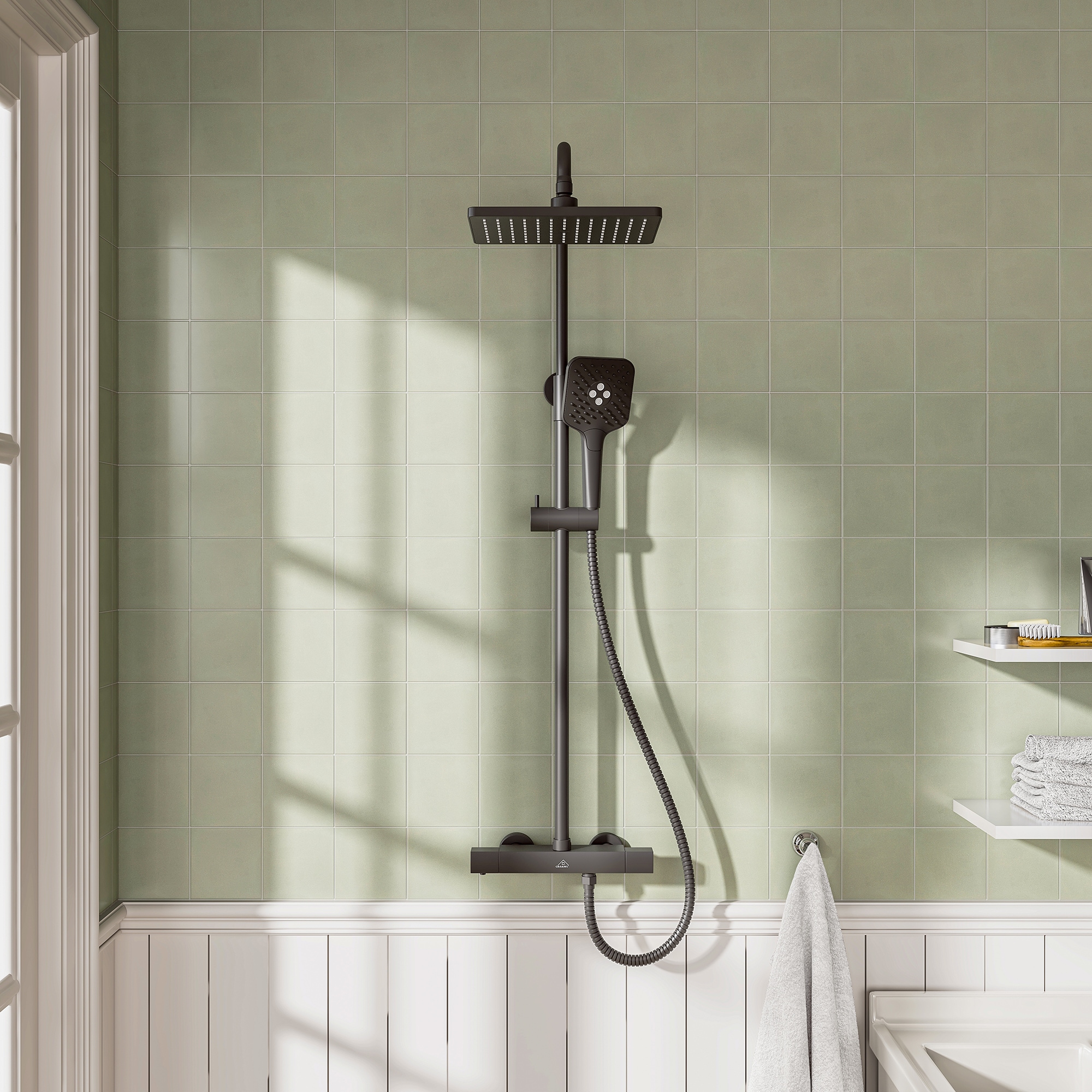 CASAINC HM-T103-RE-MB Showerhead-Bar-Panels - View #2