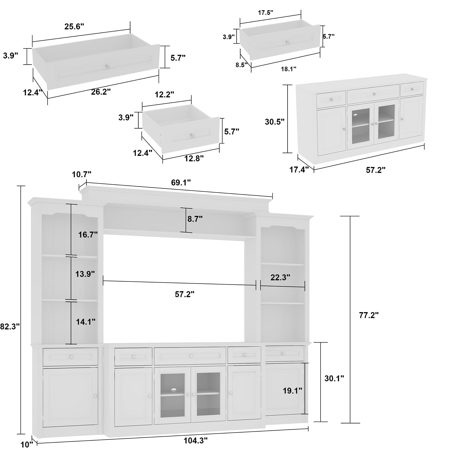 FUFU&GAGA WFKF150183-01+02+03 Tv-Stands - View #12