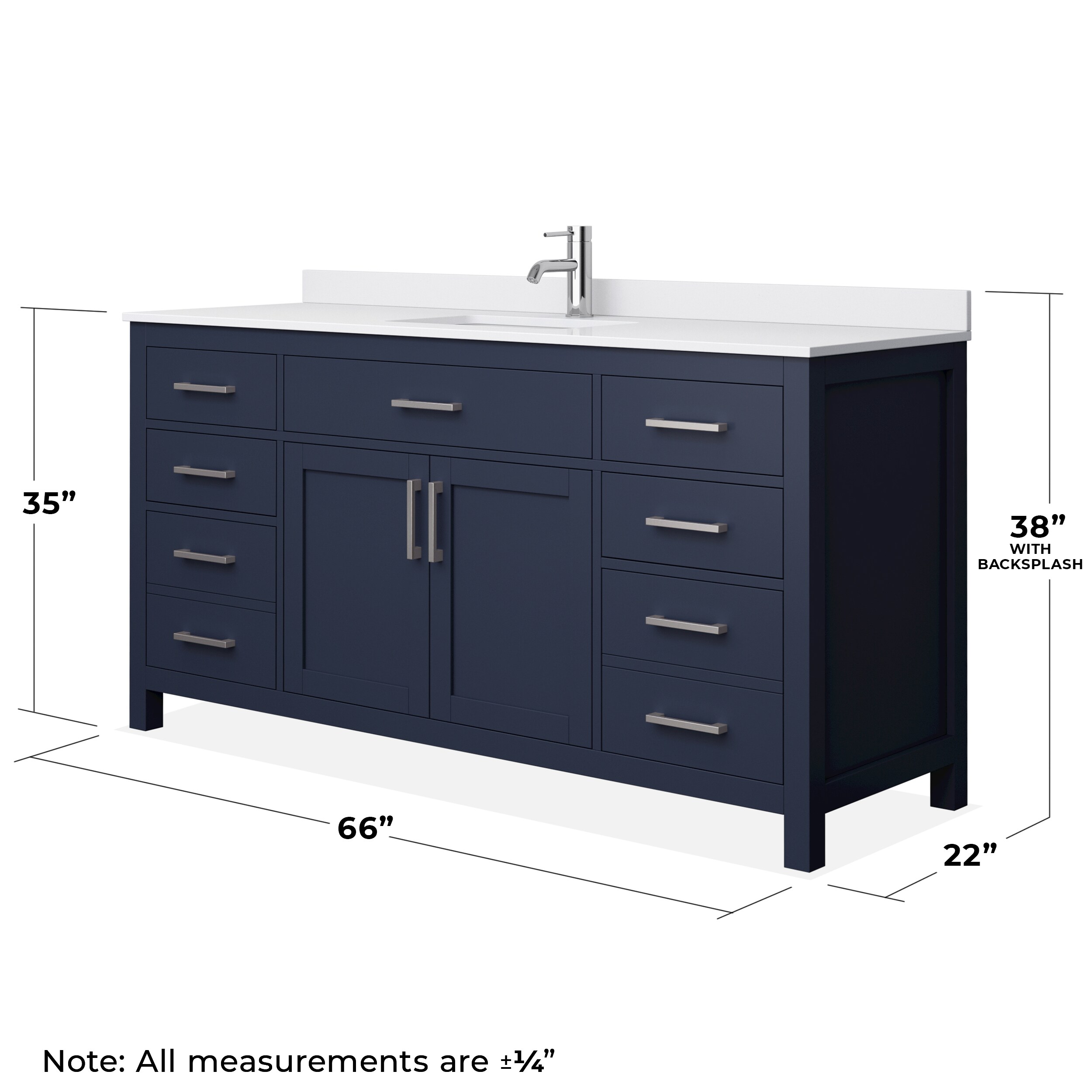 Wyndham Collection WCG242466SBNWCUNSMXX Bath-Vanity-Combo - View #5
