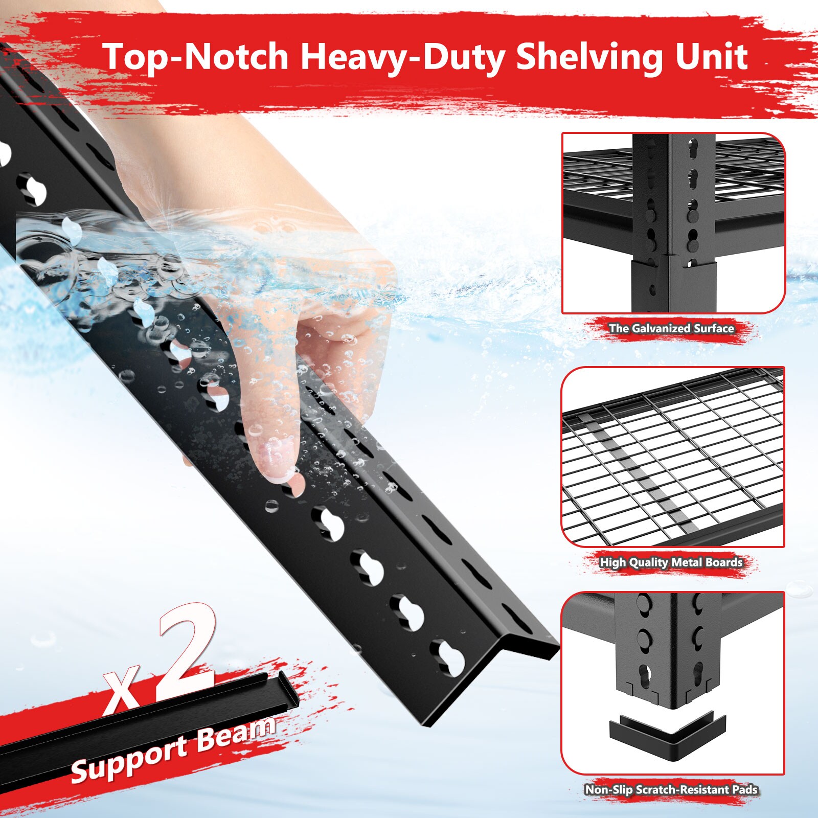 LOVMOR 48HDMS-PLR Free-Standing-Shelving - View #5