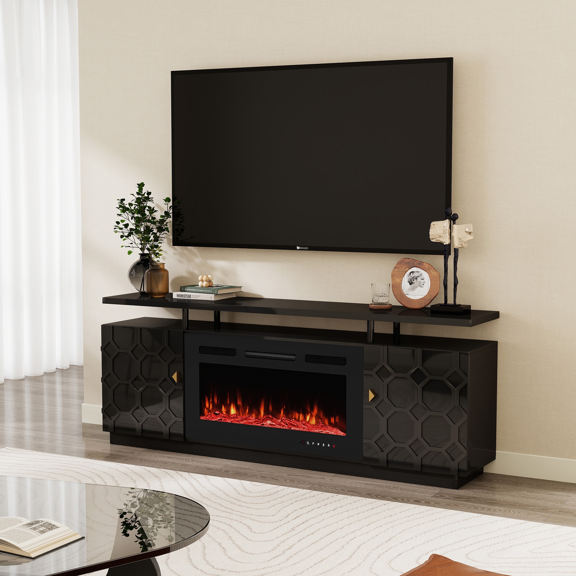 Clihome WMTVS021-RSW-RFP36 Electric-Fireplaces - View #3