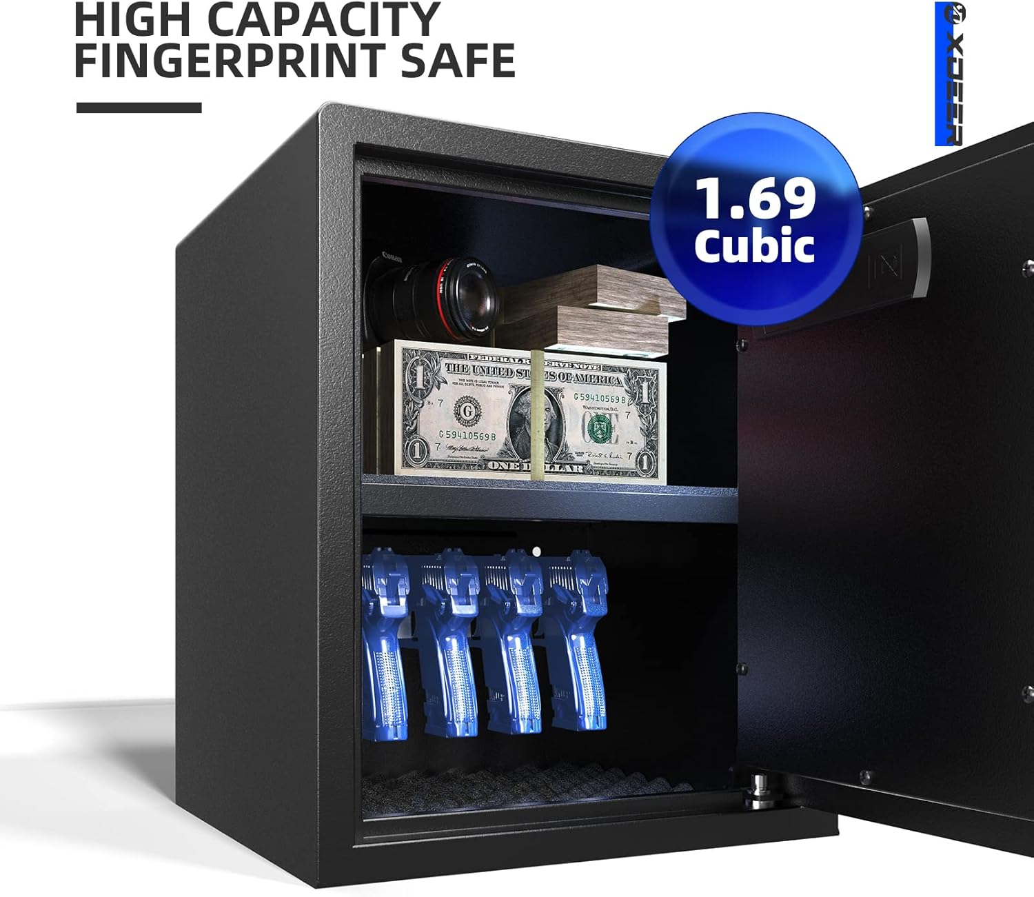 XDeer B0B5R75MR2 Gun-Safes - View #2
