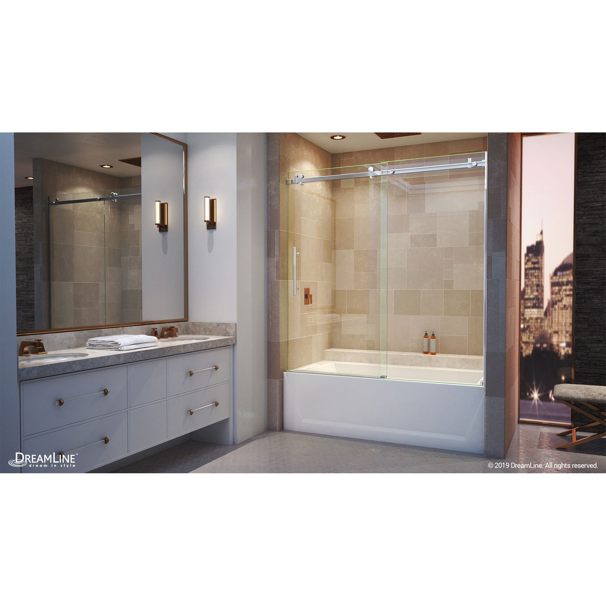 DreamLine SHDR-64606210-08 Bathtub-Doors - View #2