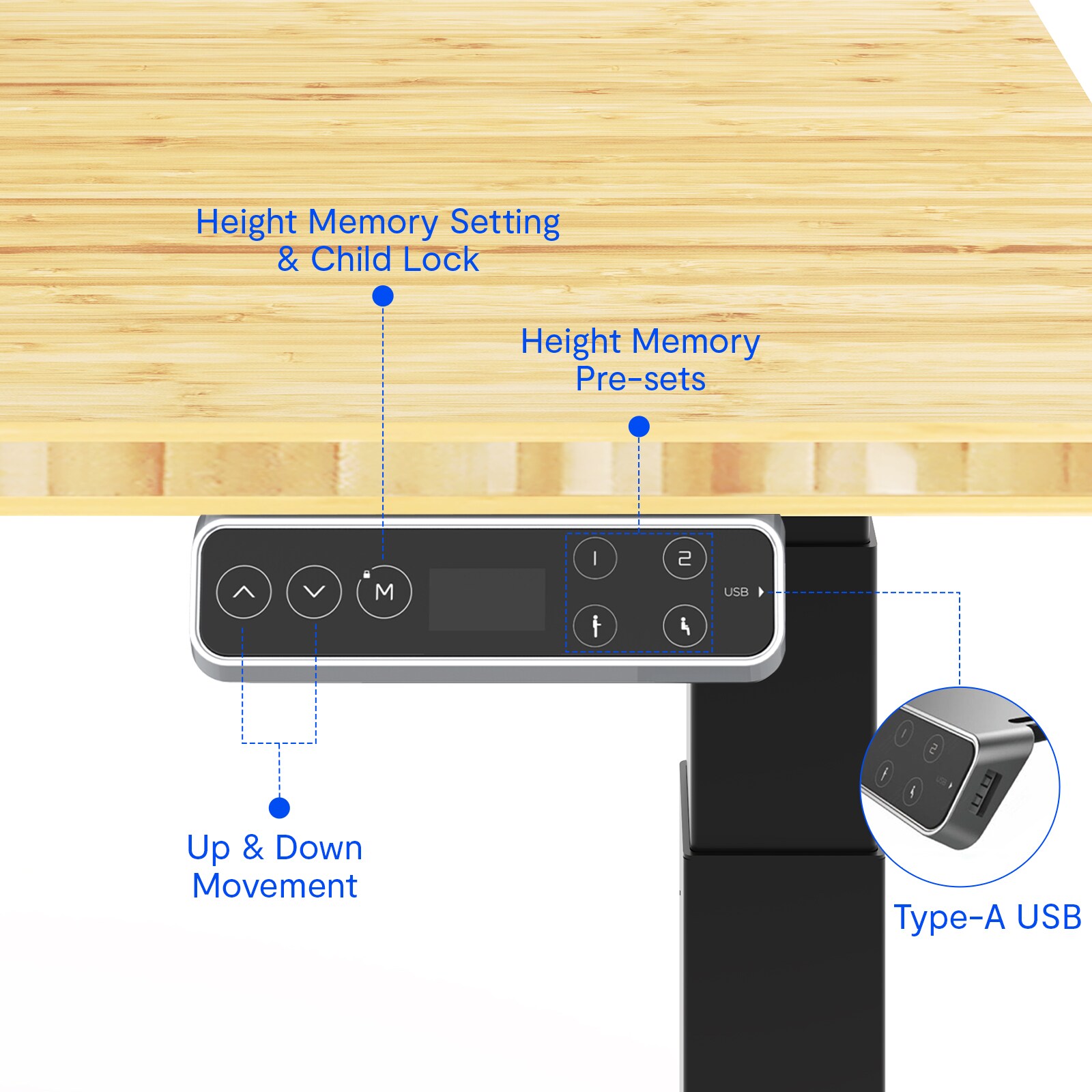 FlexiSpot E7LBR557624LB-ZB desks - View #4