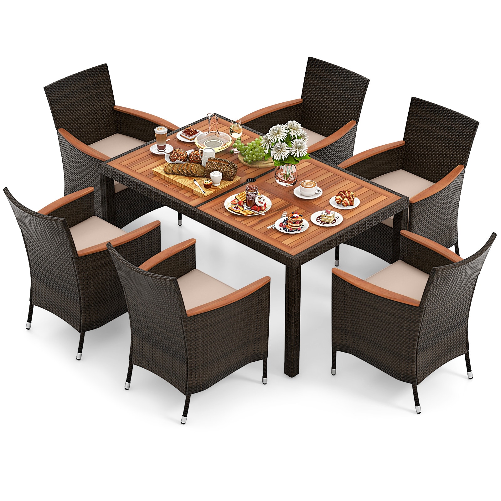 Poinic CWG71524-X Patio-Dining-Sets - View #2