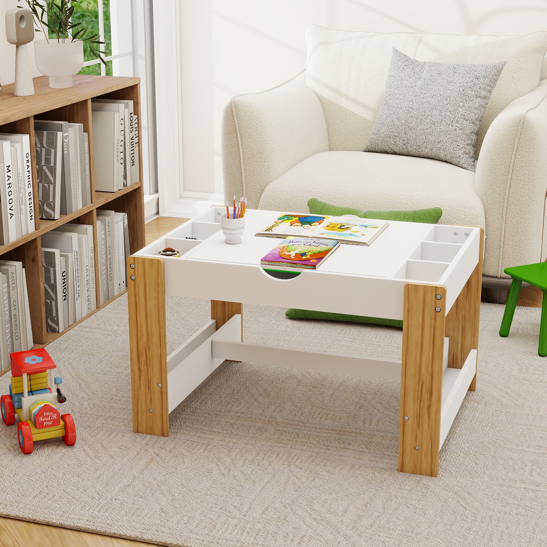 SINOFURN SYA860046WT Kids-Play-Tables - View #4