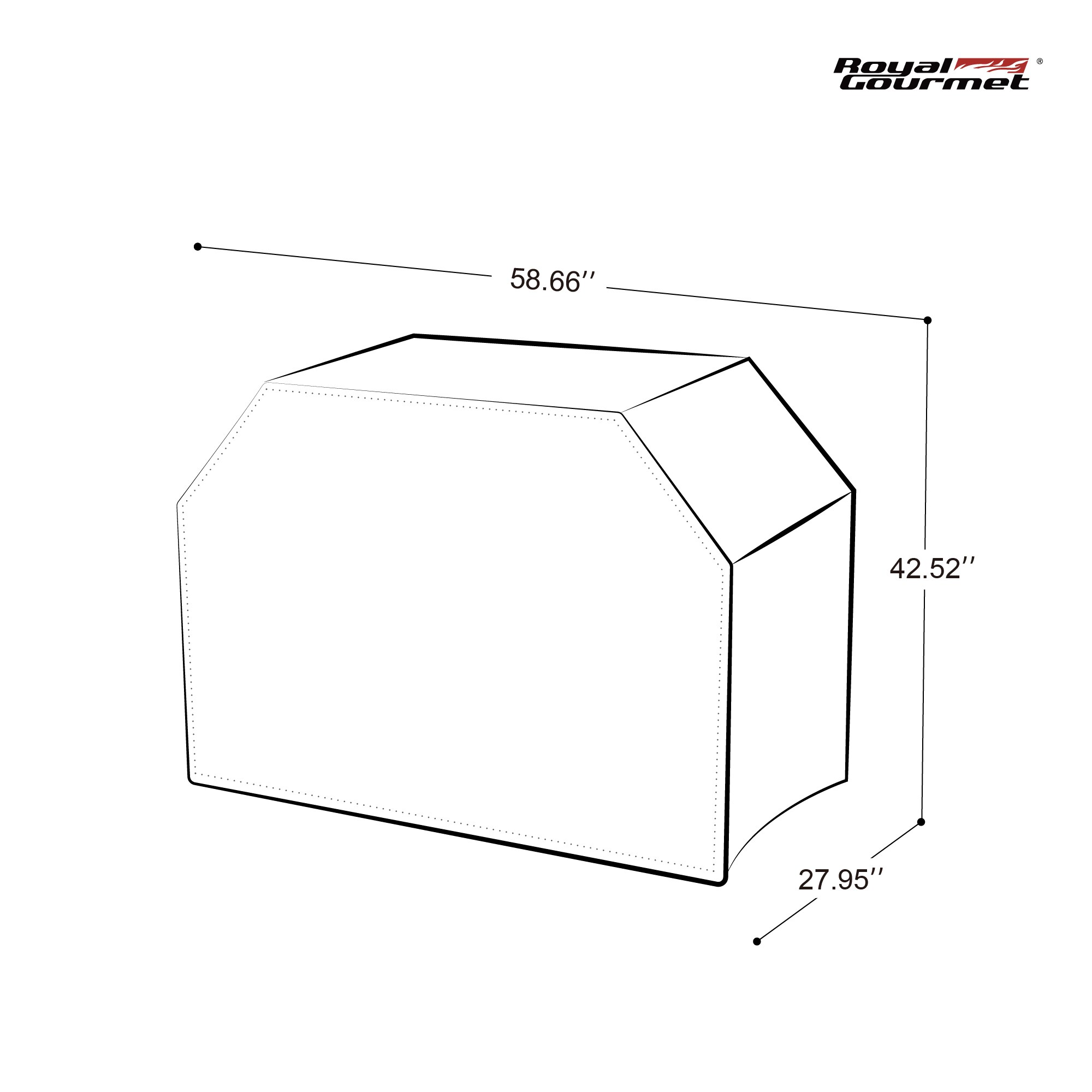 Royal Gourmet CRM4B Grill-Covers - View #4