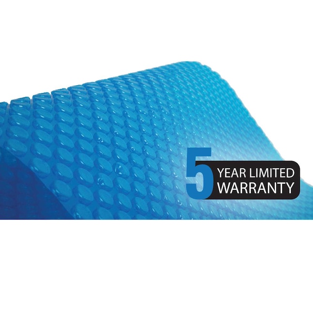 Blue Wave 36-ft x 18-ft Polyethylene Solar Rectangle Pool Cover in