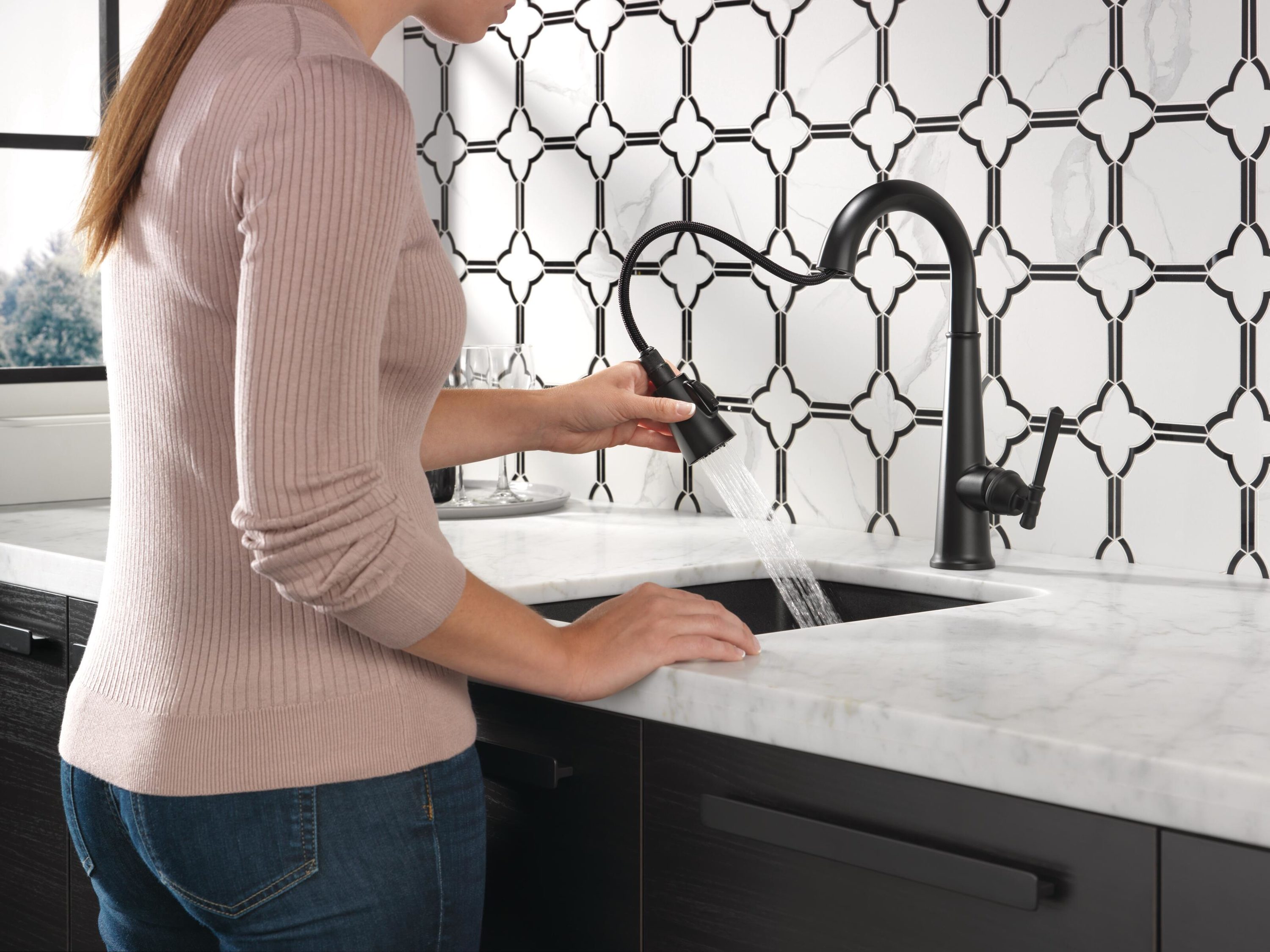 Delta 9982-BL-DST Kitchen-Faucets - View #2
