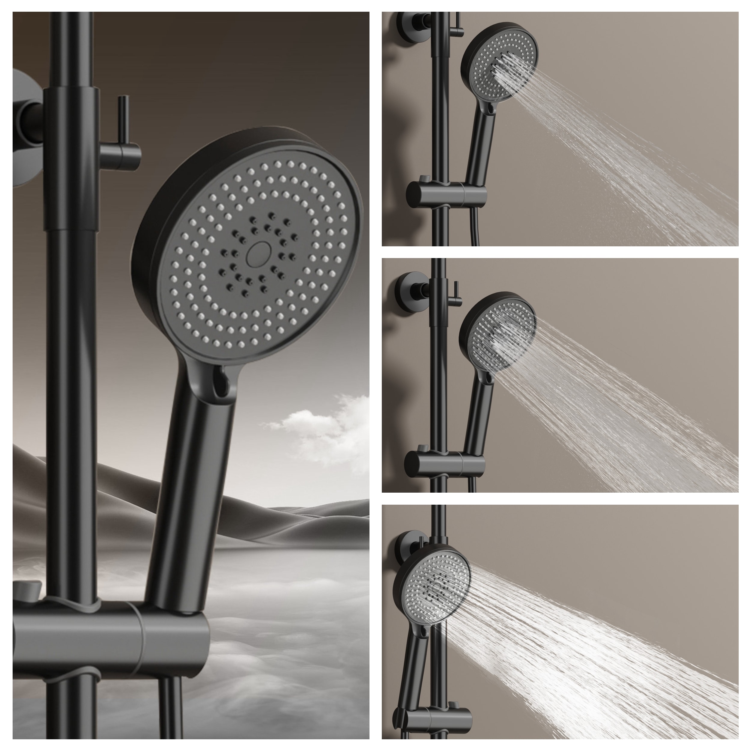 WELLFOR WB-0947 Showerhead-Bar-Panels - View #8