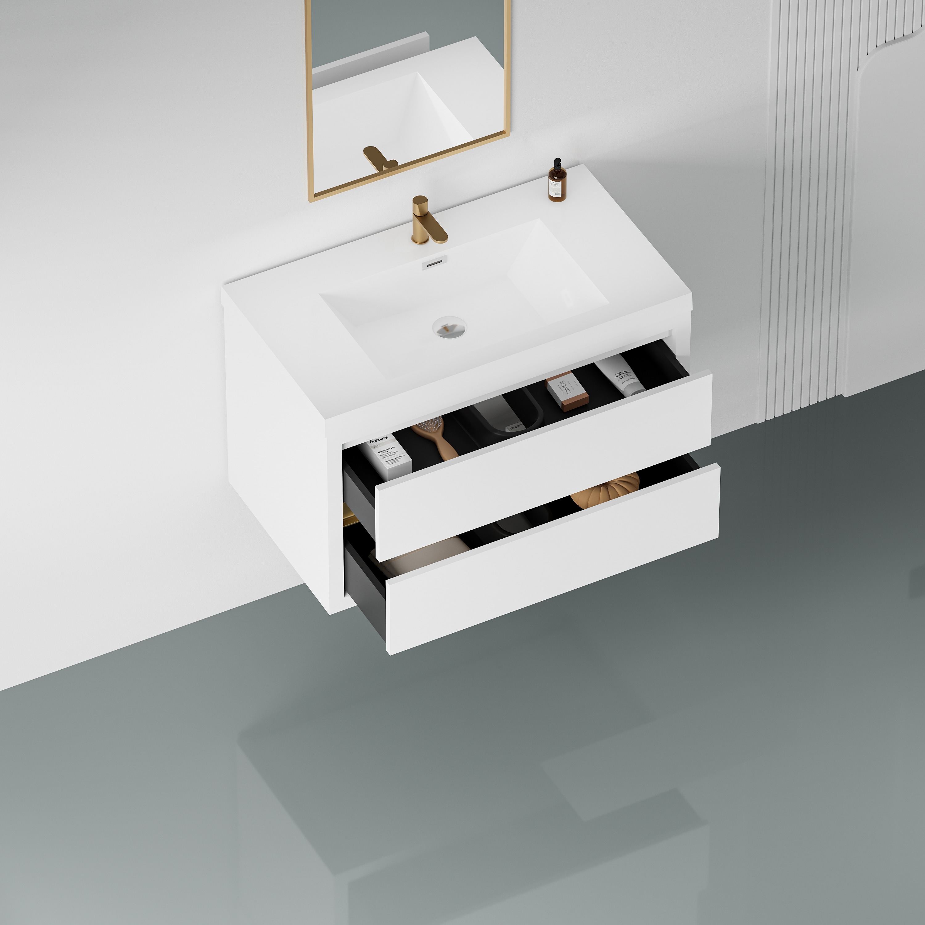 CASAINC WF-JMJ-BCB 1040 WH Bath-Vanity-Combo - View #8