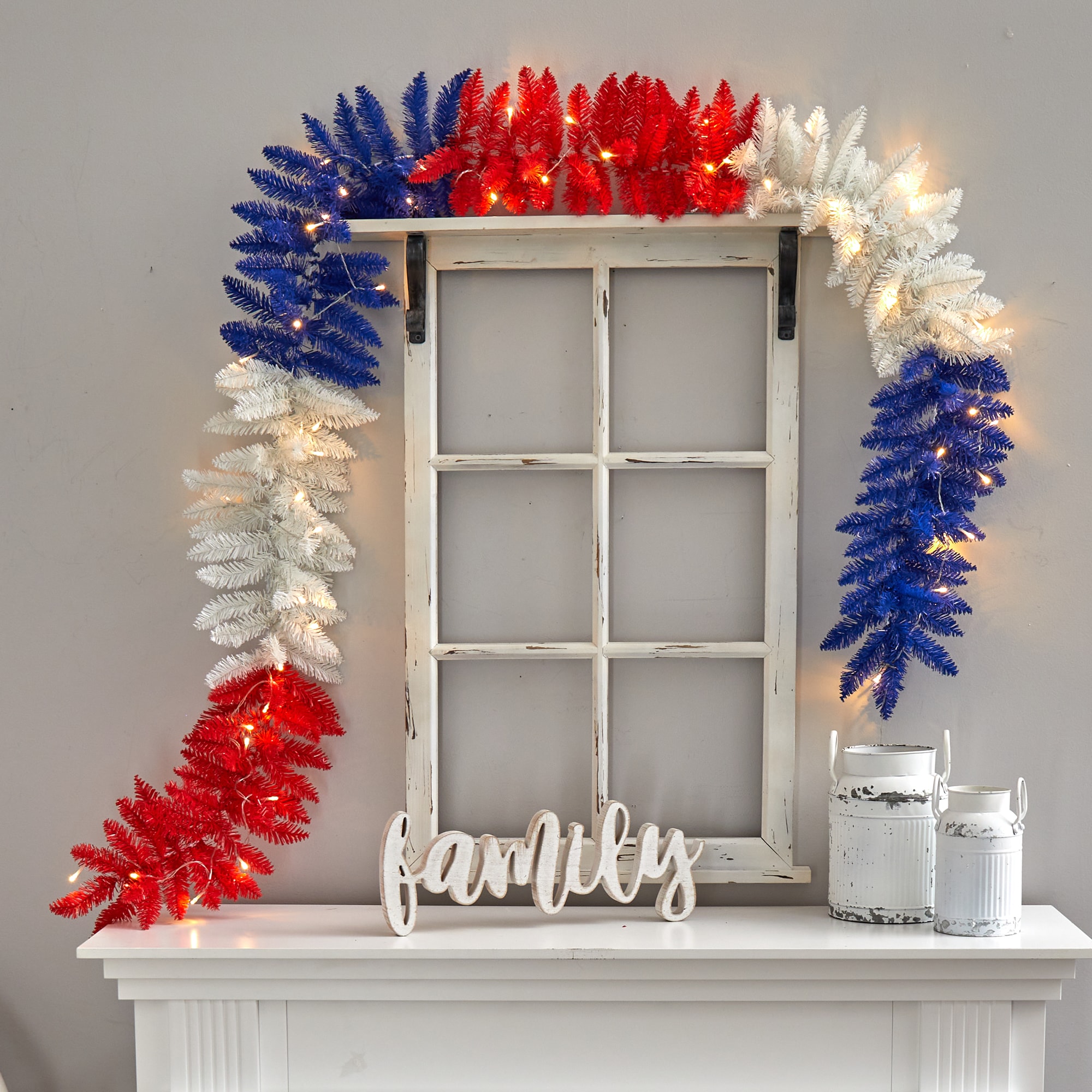 Nearly Natural W1175 Indoor-Fourth-Of-July-Decorations - View #4