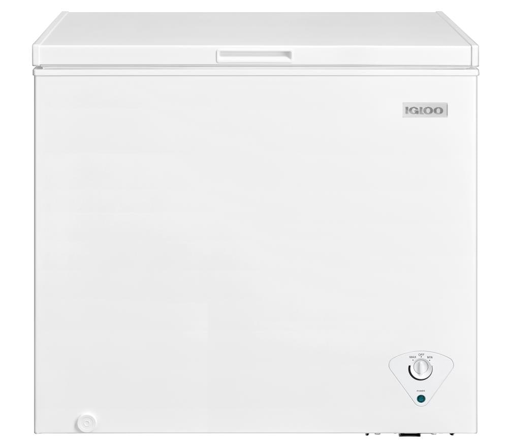 Igloo 7-cu ft Manual Defrost Chest Freezer (White) ENERGY STAR in the ...