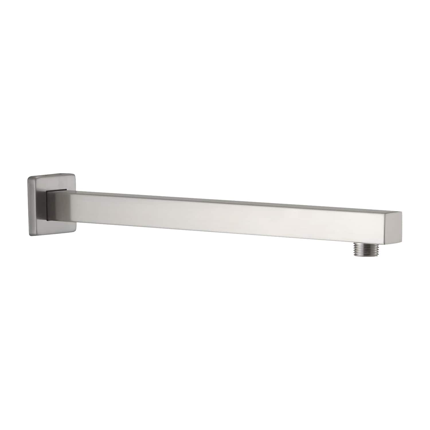 LOVMOR Shower Arm with Flange 1 2 NPT Tapered Threads Rain Shower Head ...