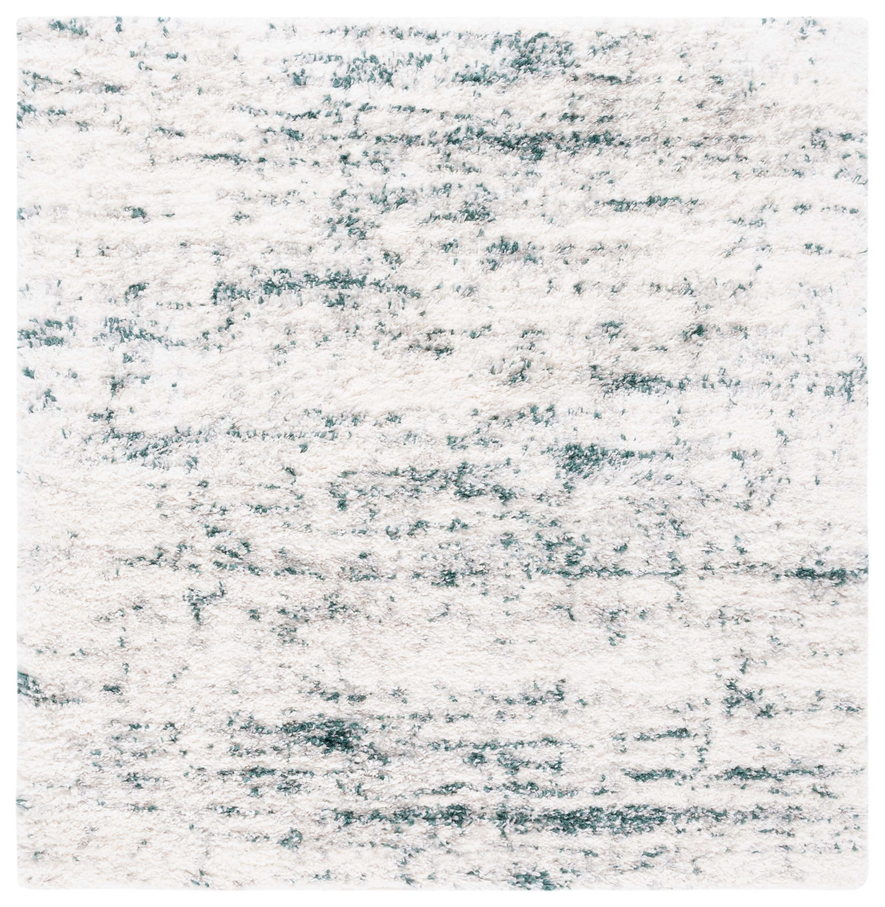 Fontana 873B Ivory/Green 7 X 7 Area Rug