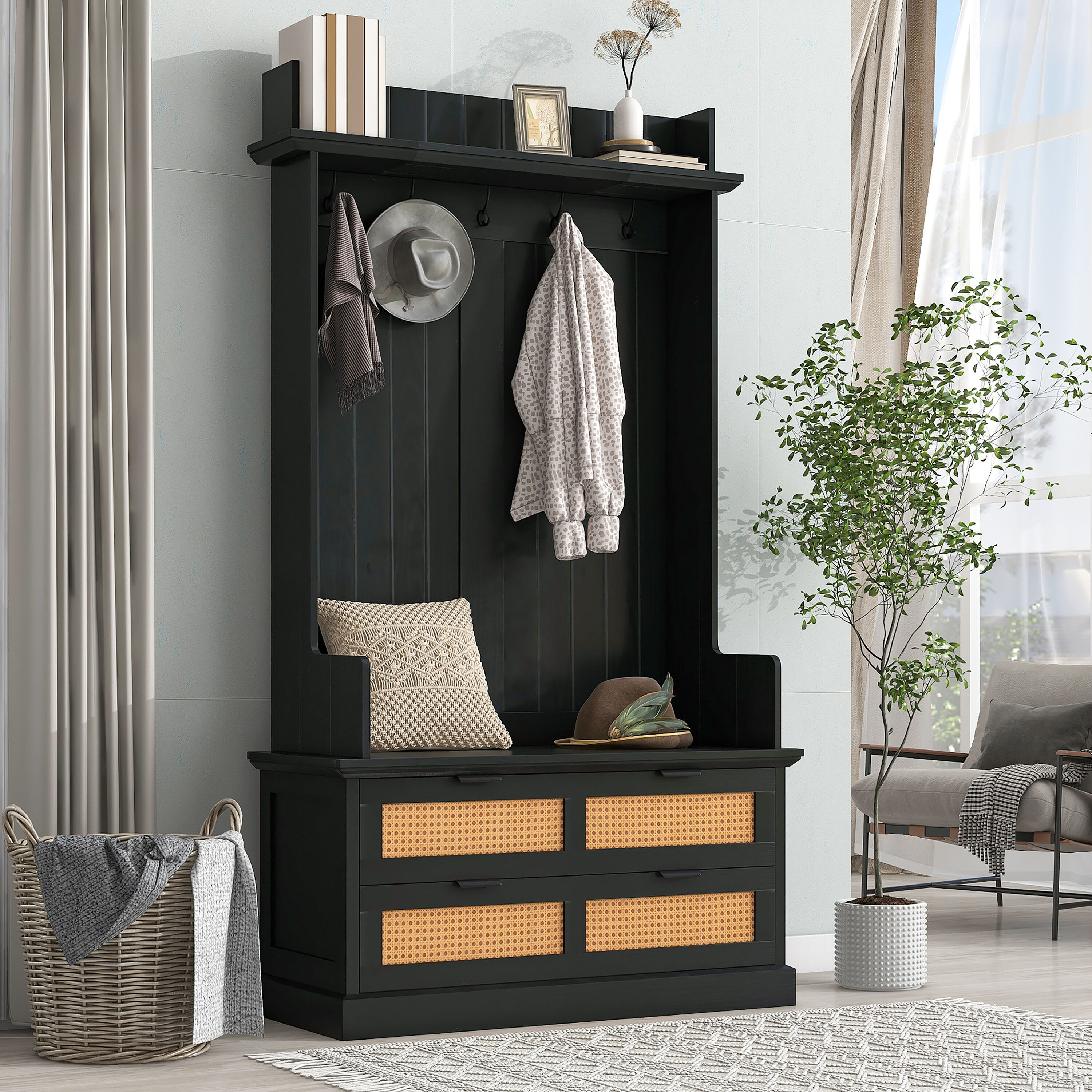 ModernLuxe L-WF299458AAP Hall-Trees - View #3