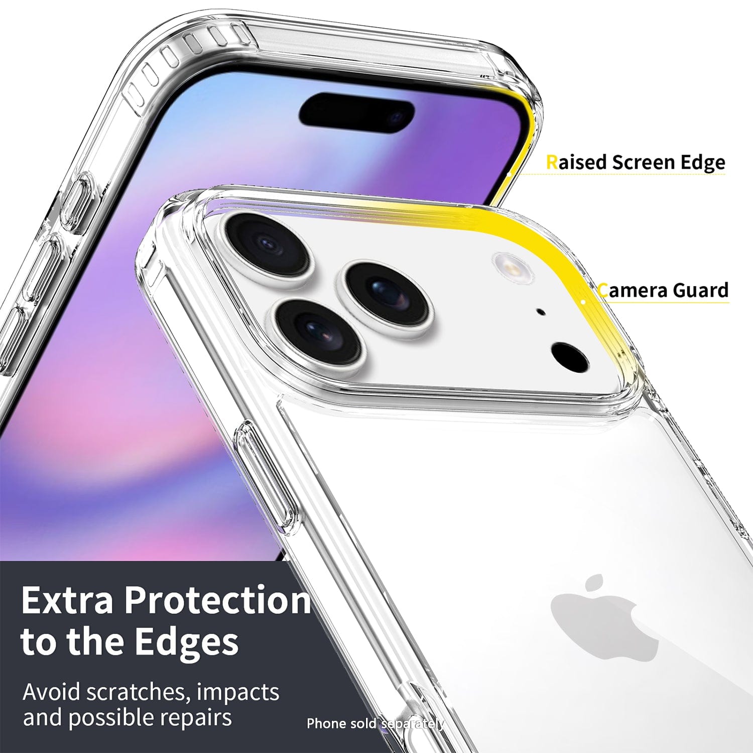 SAHARA - iPhone 17 Pro Max Clear Case - Slim Anti-Slip Grip - Venture ...