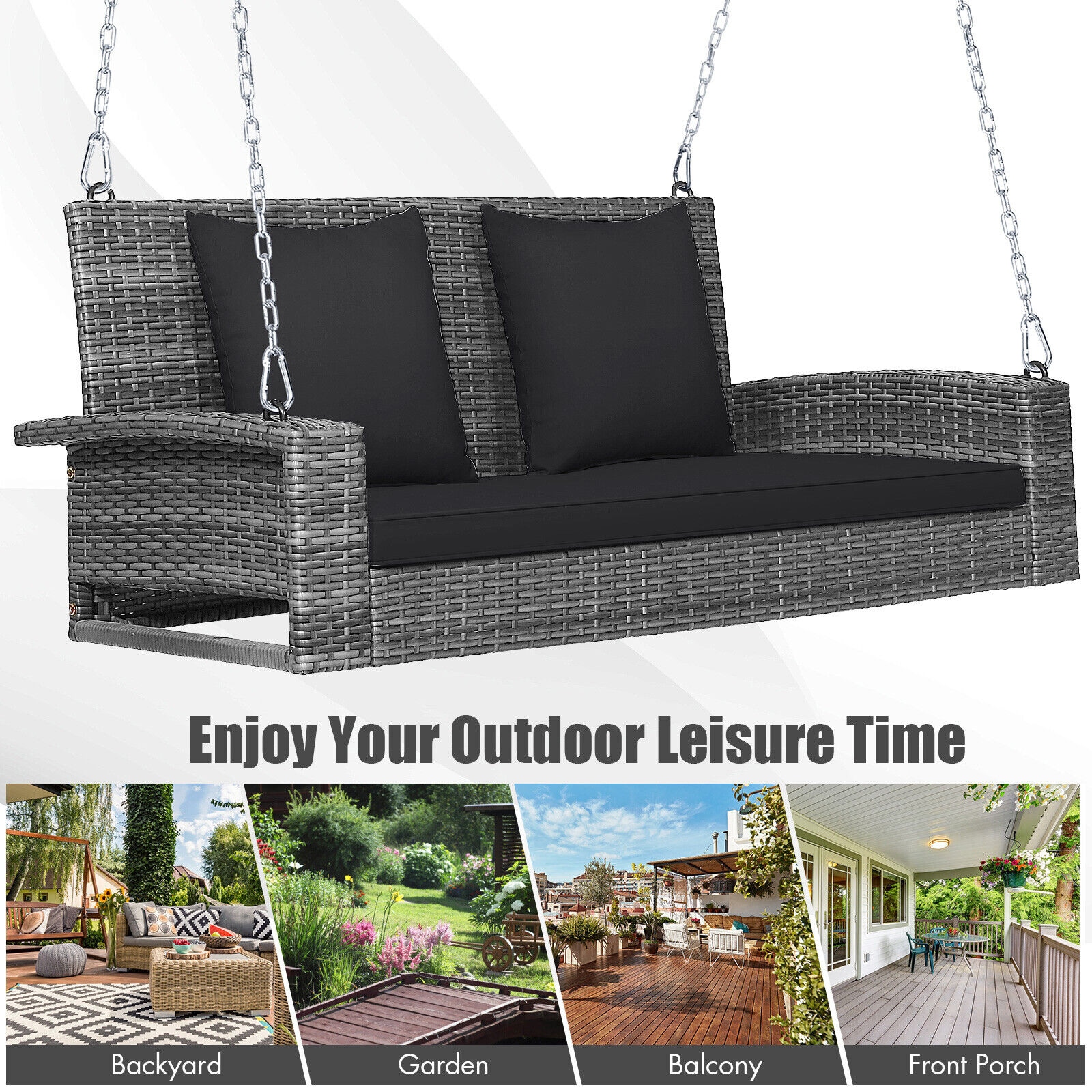 Clihome CWCH-HW69AD619DK Swing-Gliders - View #10
