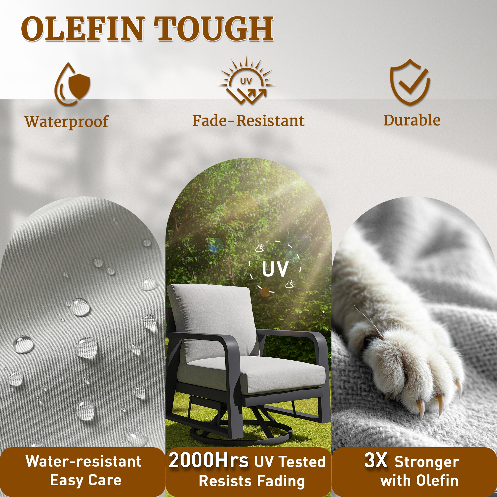 SUGOLD FR-4PCSET-2SWIVEL Patio-Conversation-Sets - View #5