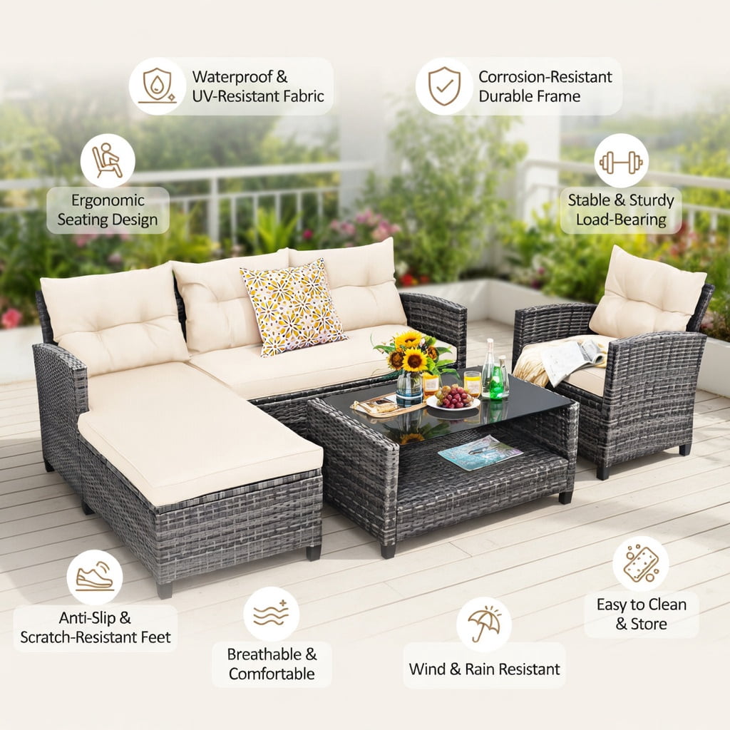 Choco Moon 5357455153498 Patio-Conversation-Sets - View #4
