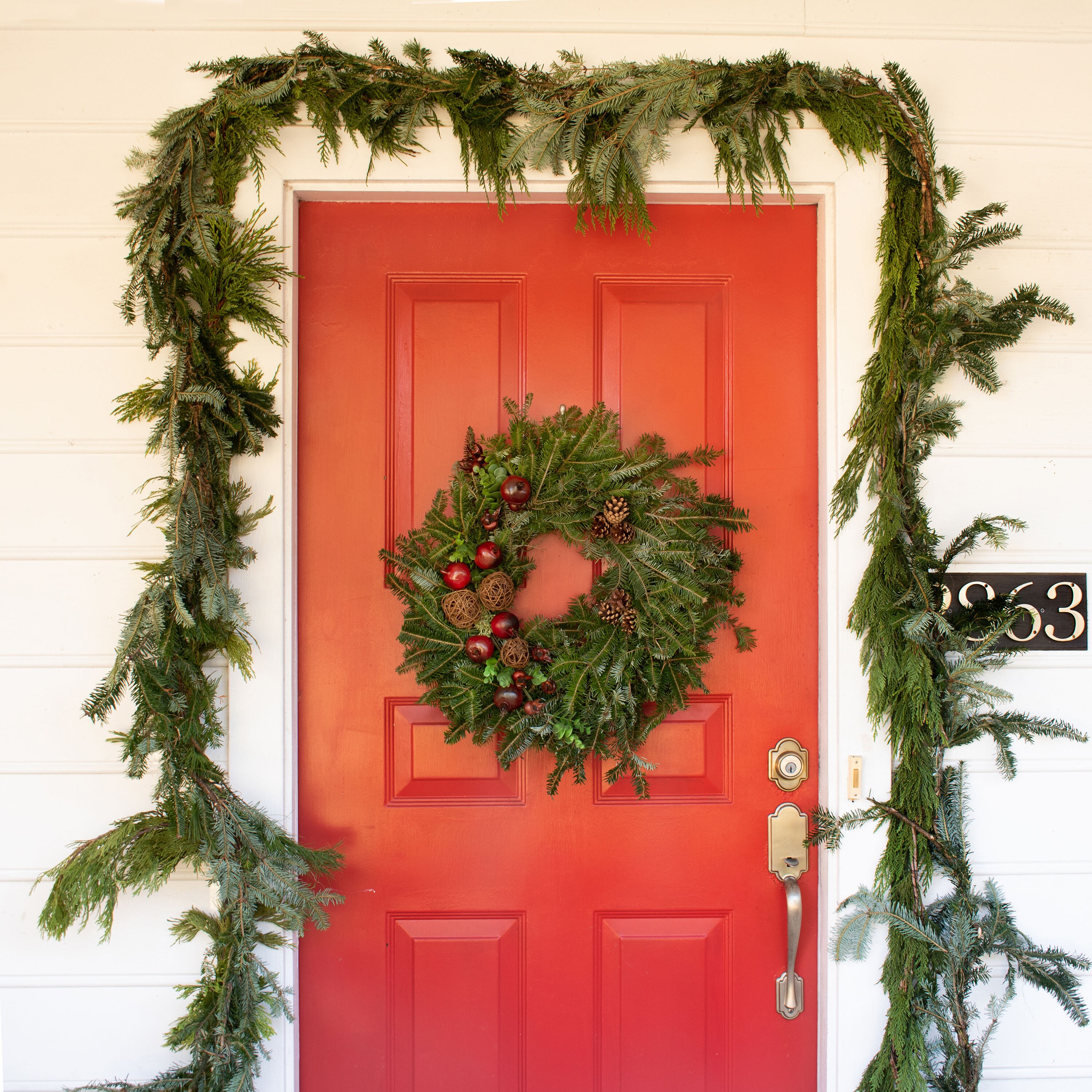 National Plant Network 24-in Real Fraser Fir Christmas Wreath in the ...